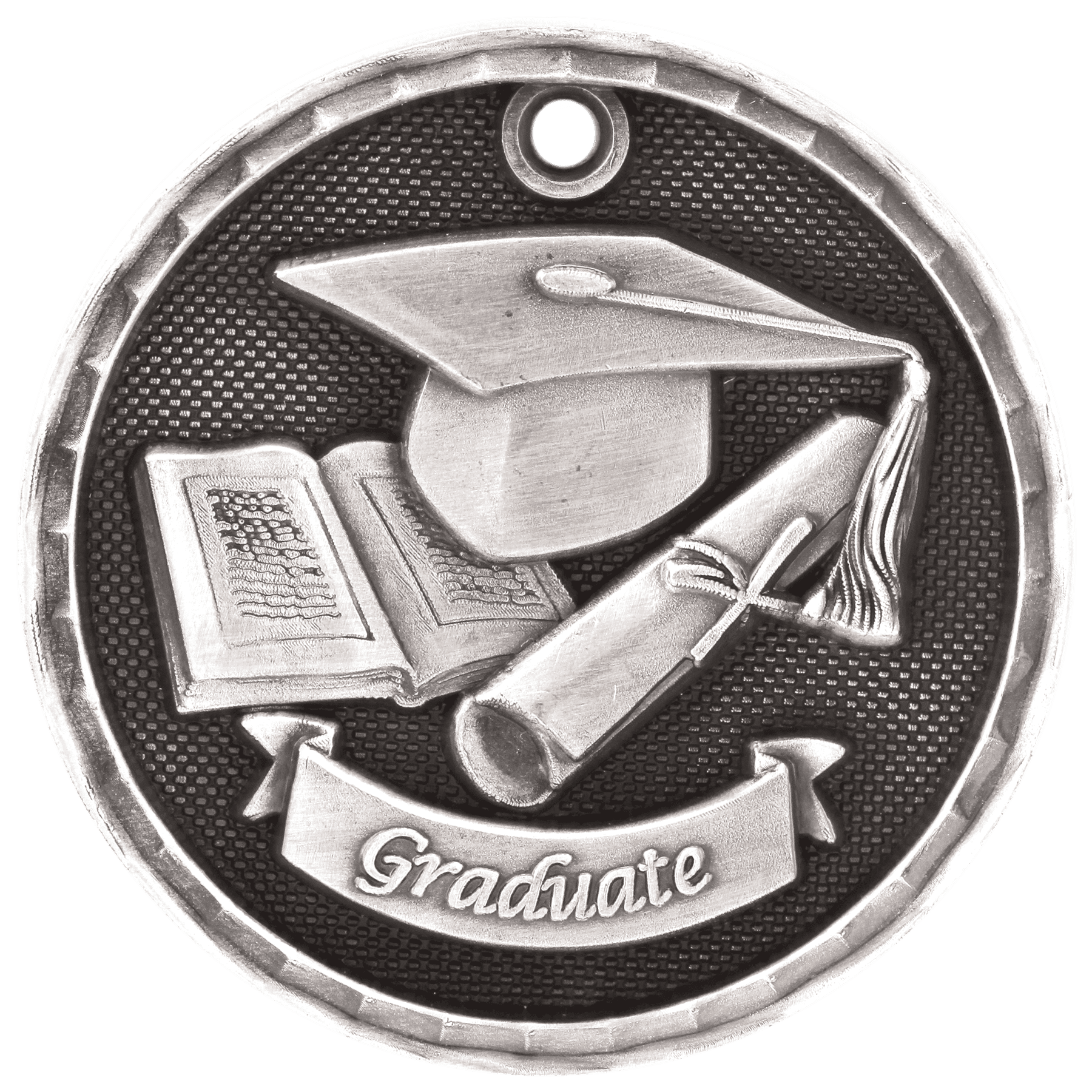 Graduate 3-D Medal-Silver