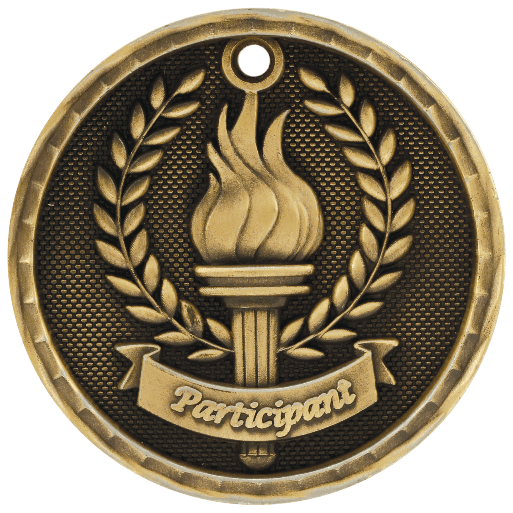 Participant 3-D Medal-Gold