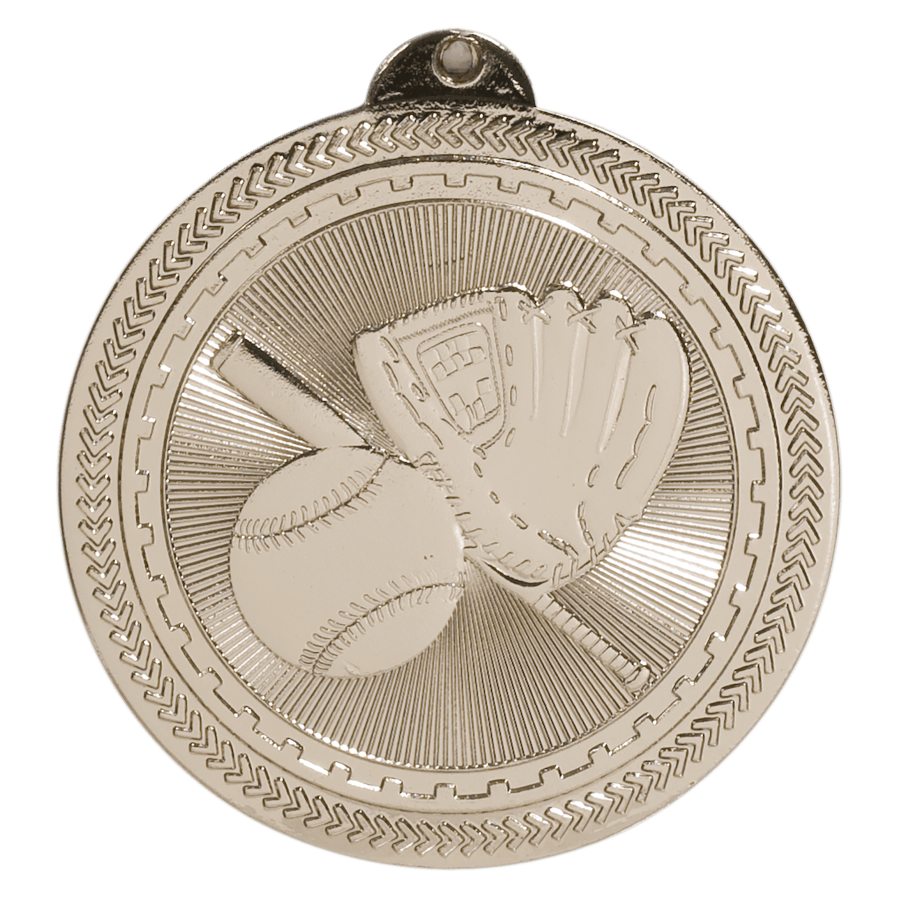 Baseball/Softball BriteLazer Medal-Silver