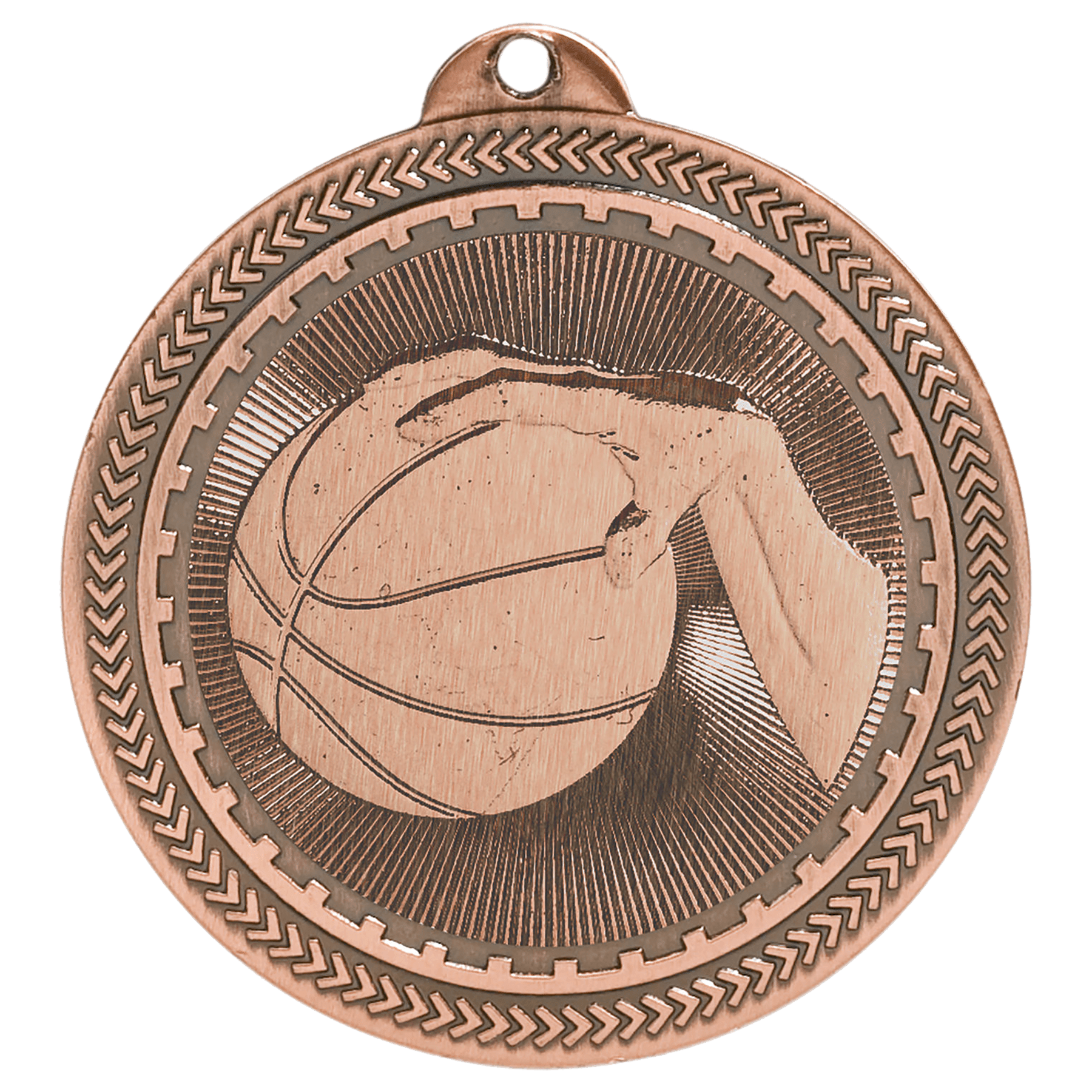 Basketball BriteLazer Medal-Bronze