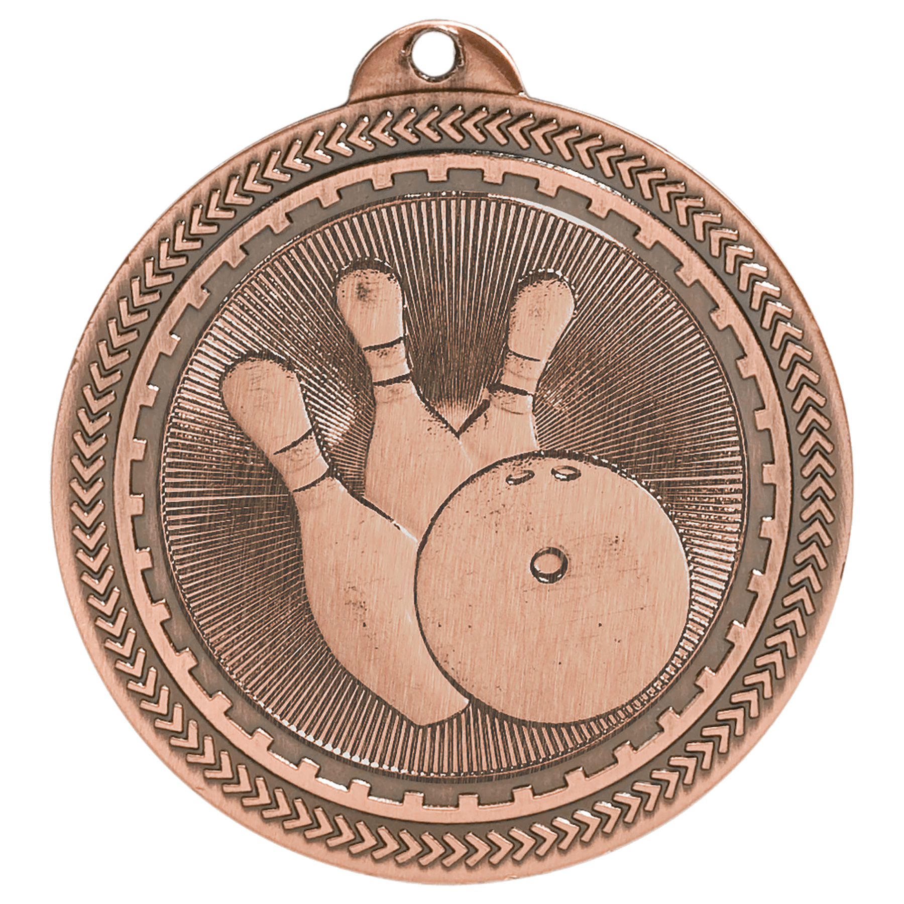 Bowling BriteLazer Medal-Bronze
