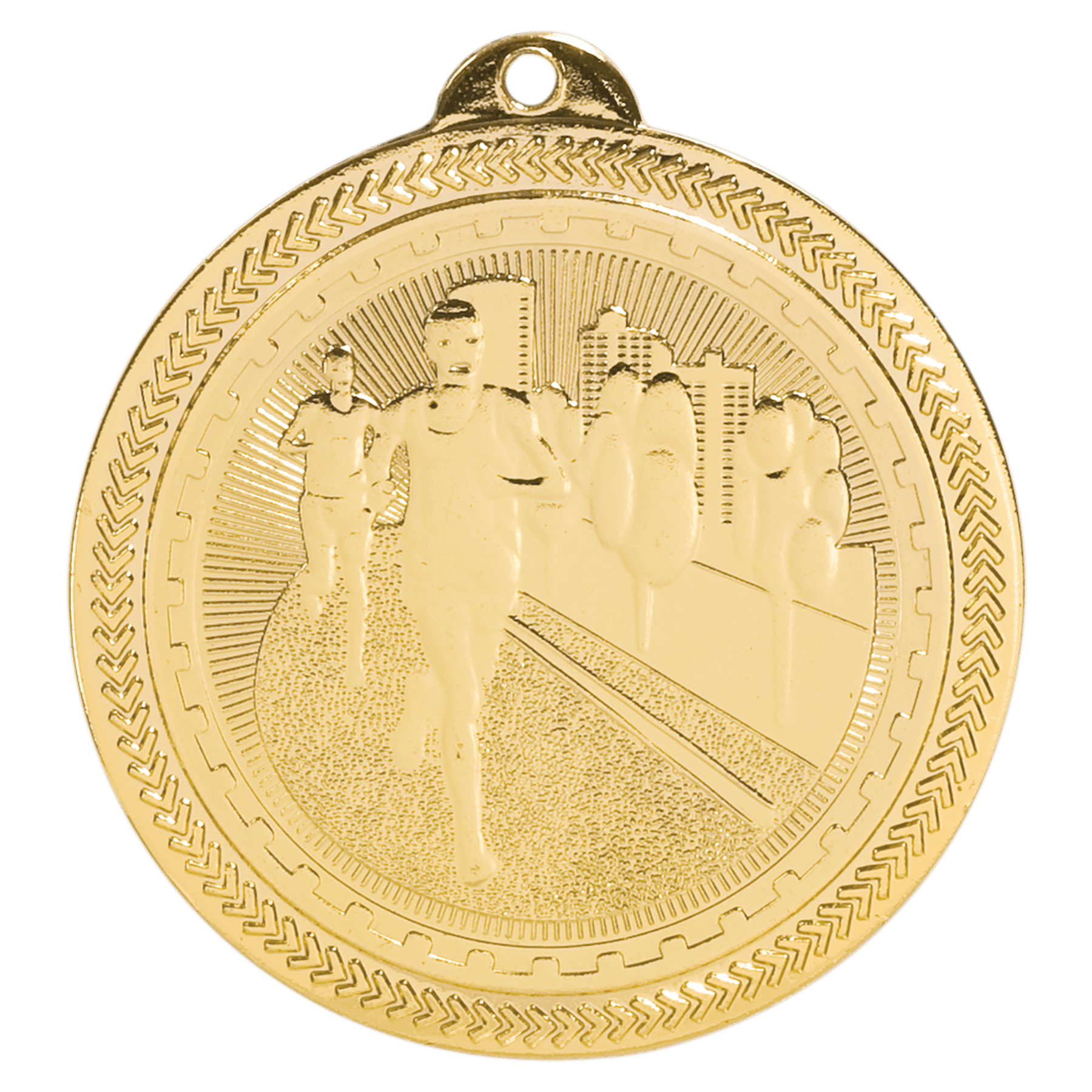 Cross Country BriteLazer Medal-Gold