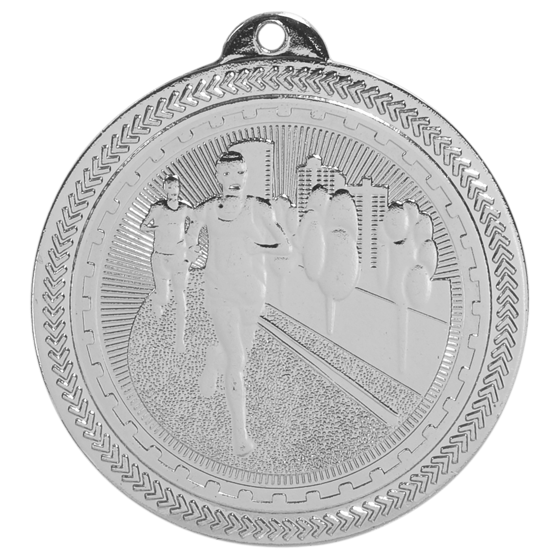 Cross Country BriteLazer Medal-Silver