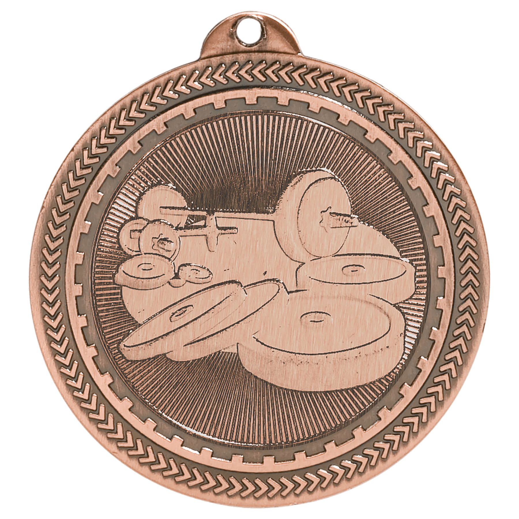 Gymnastics BriteLazer Medal-Bronze