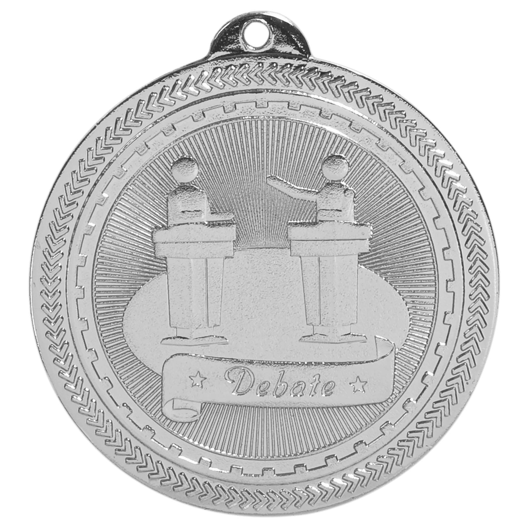 Debate BriteLazer Medal-Silver