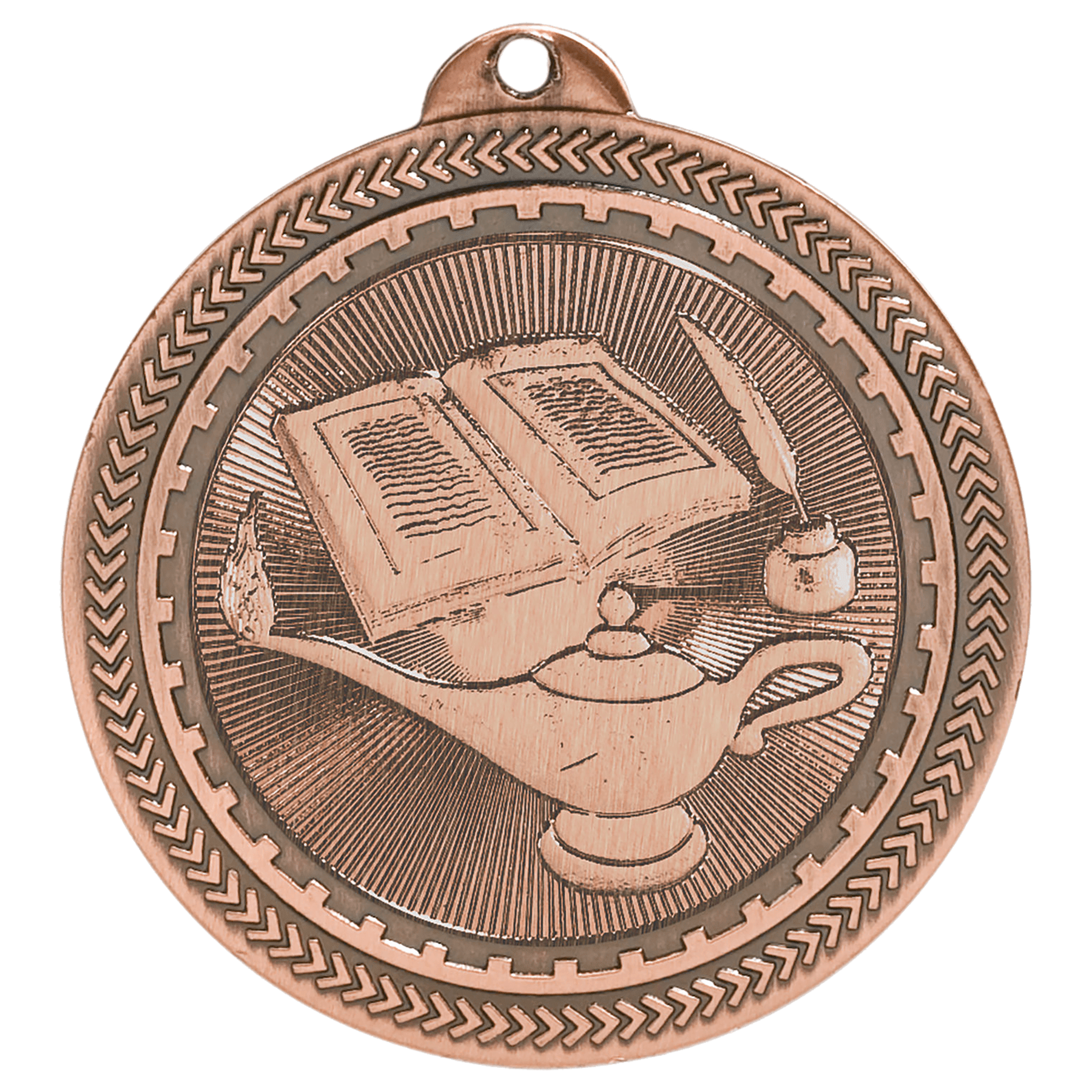 Lamp of Knowledge BriteLazer Medal-Bronze