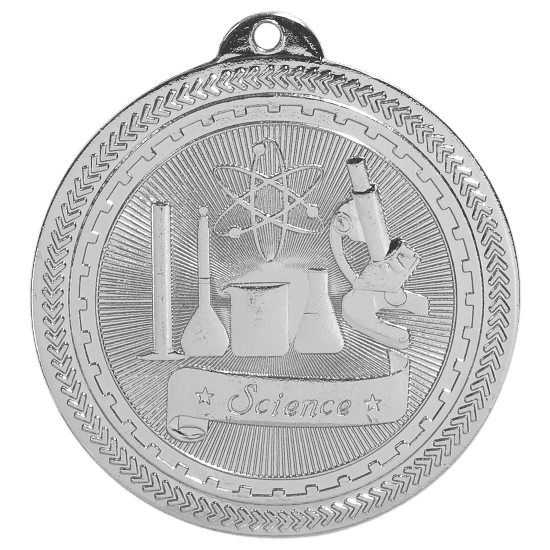Science BriteLazer Medal-Silver