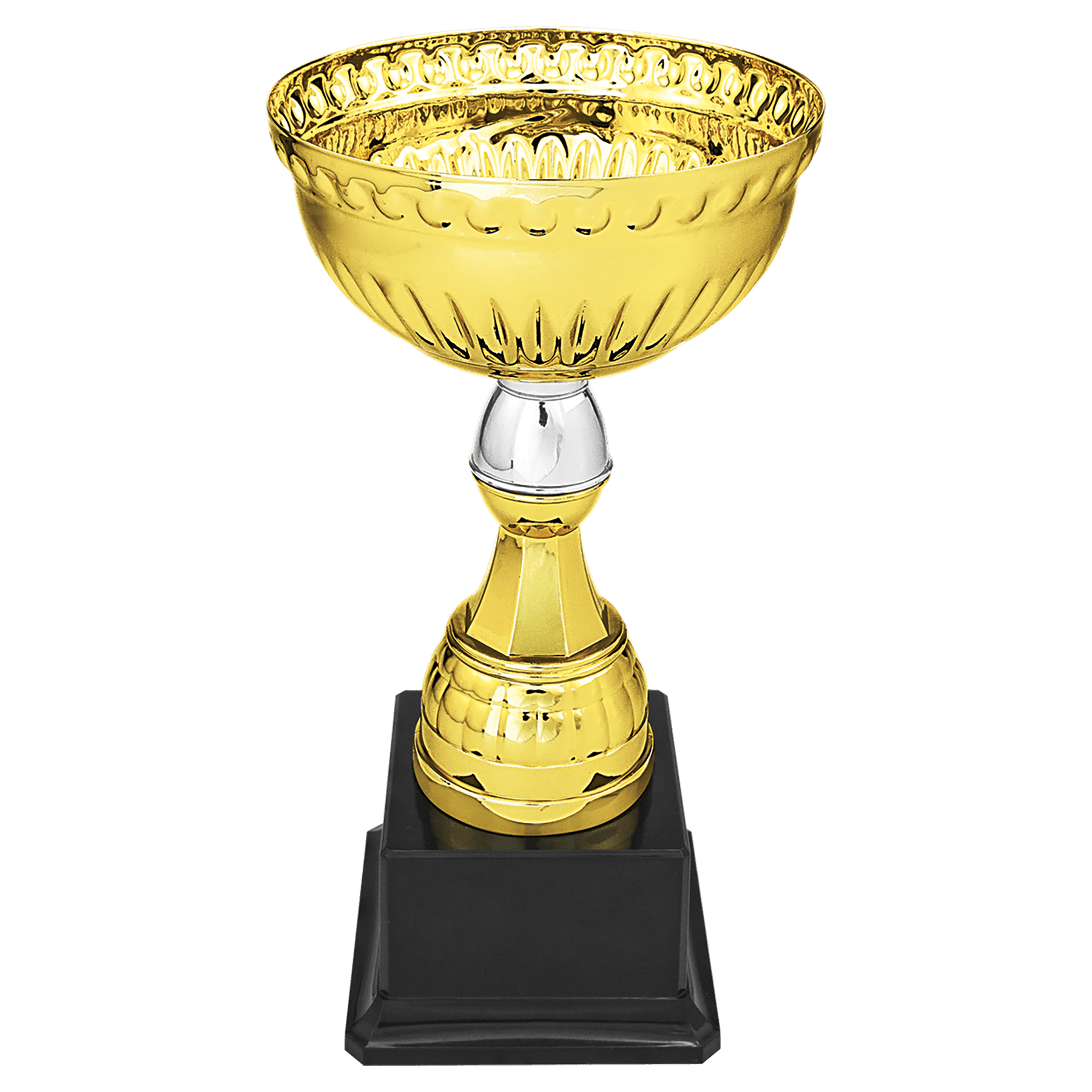 Gold/Silver Metal Cup-8 3/4"