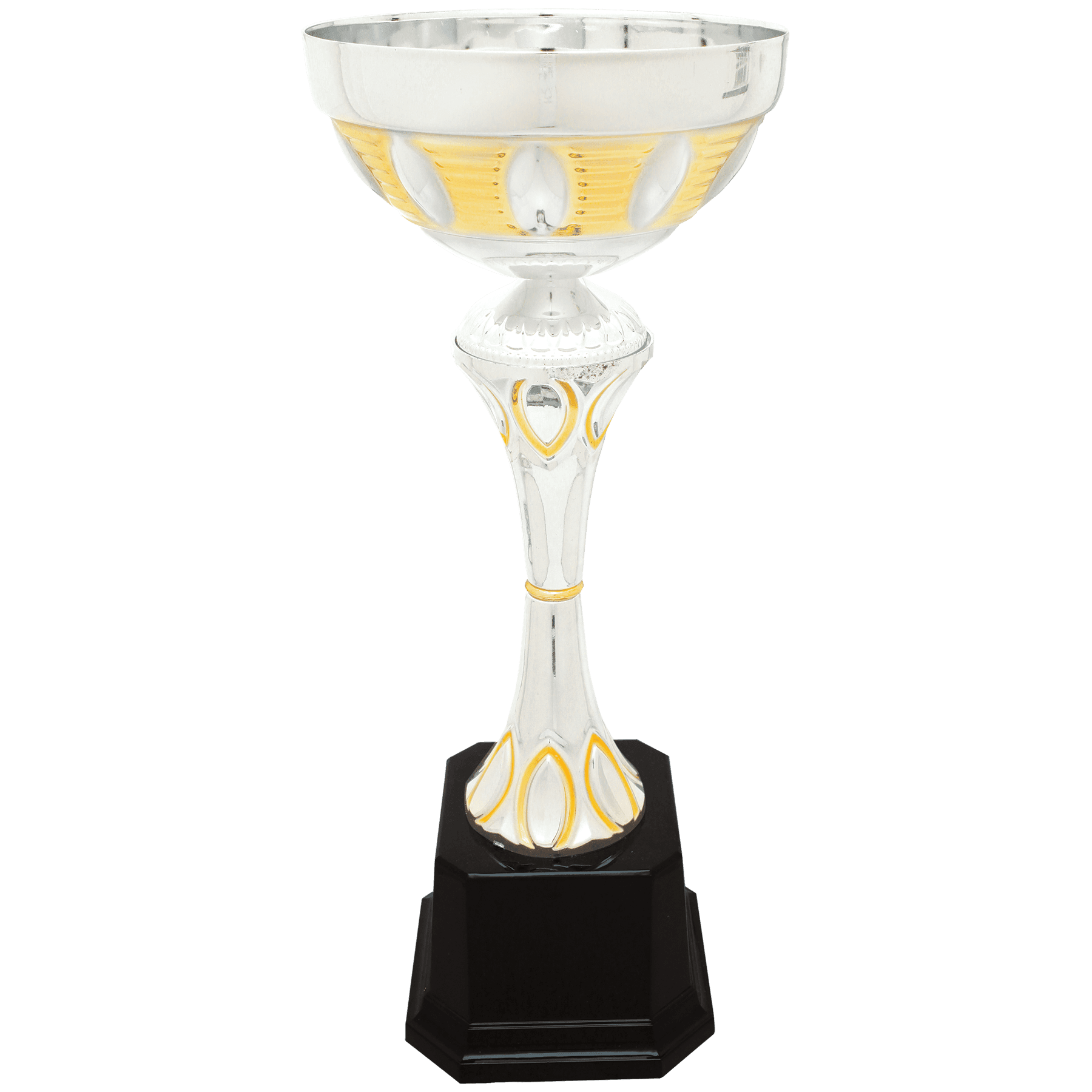Silver/Gold Metal Cup-13 1/2"