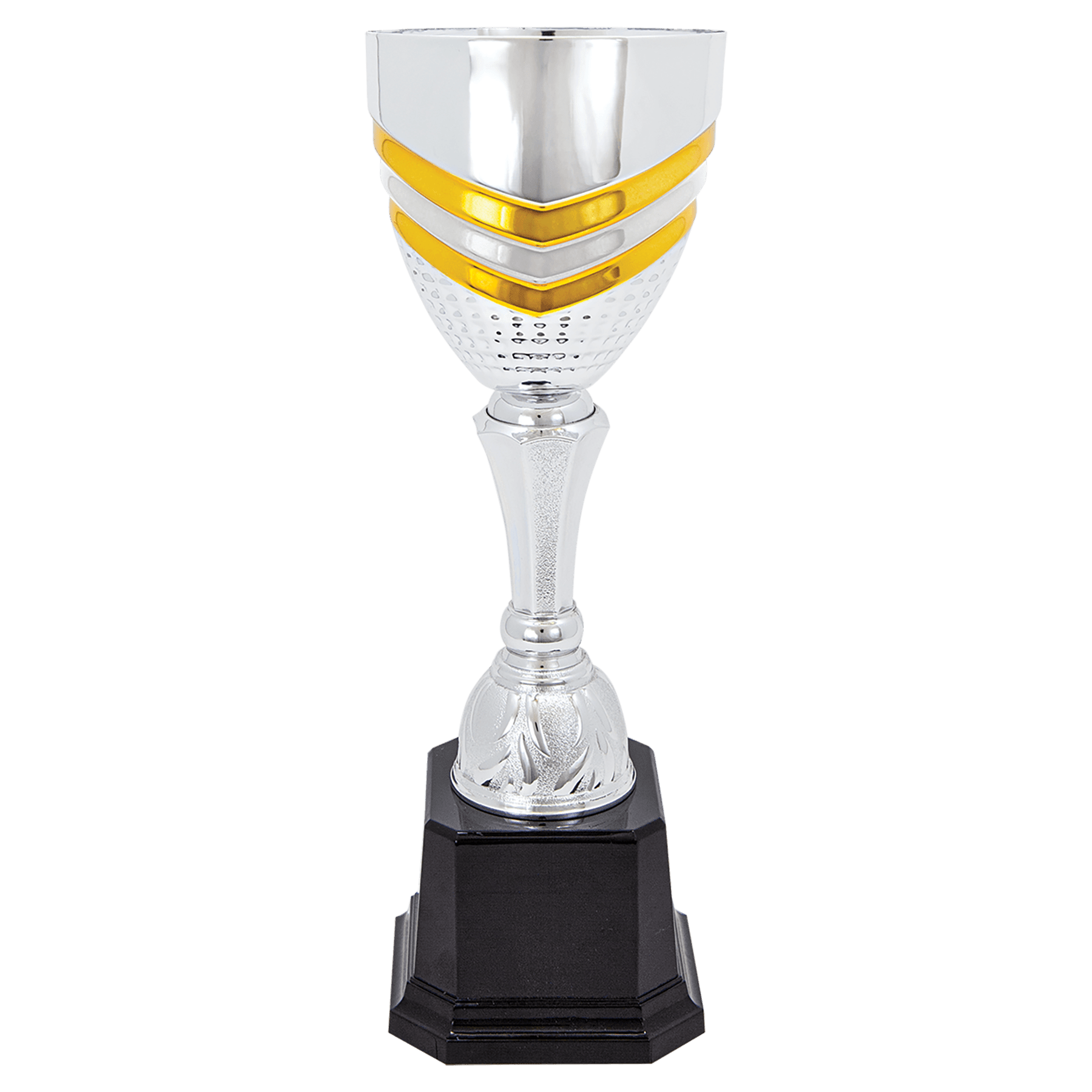 Silver/Gold Metal Cup-11"