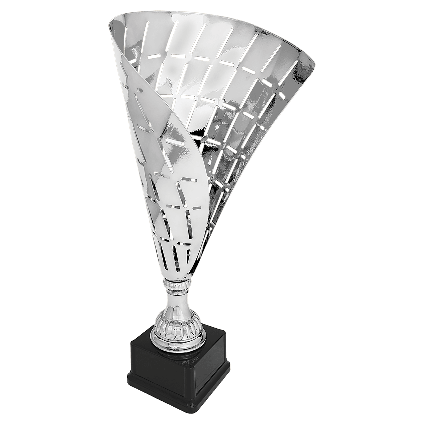 Silver Metal Flag Cup-18"