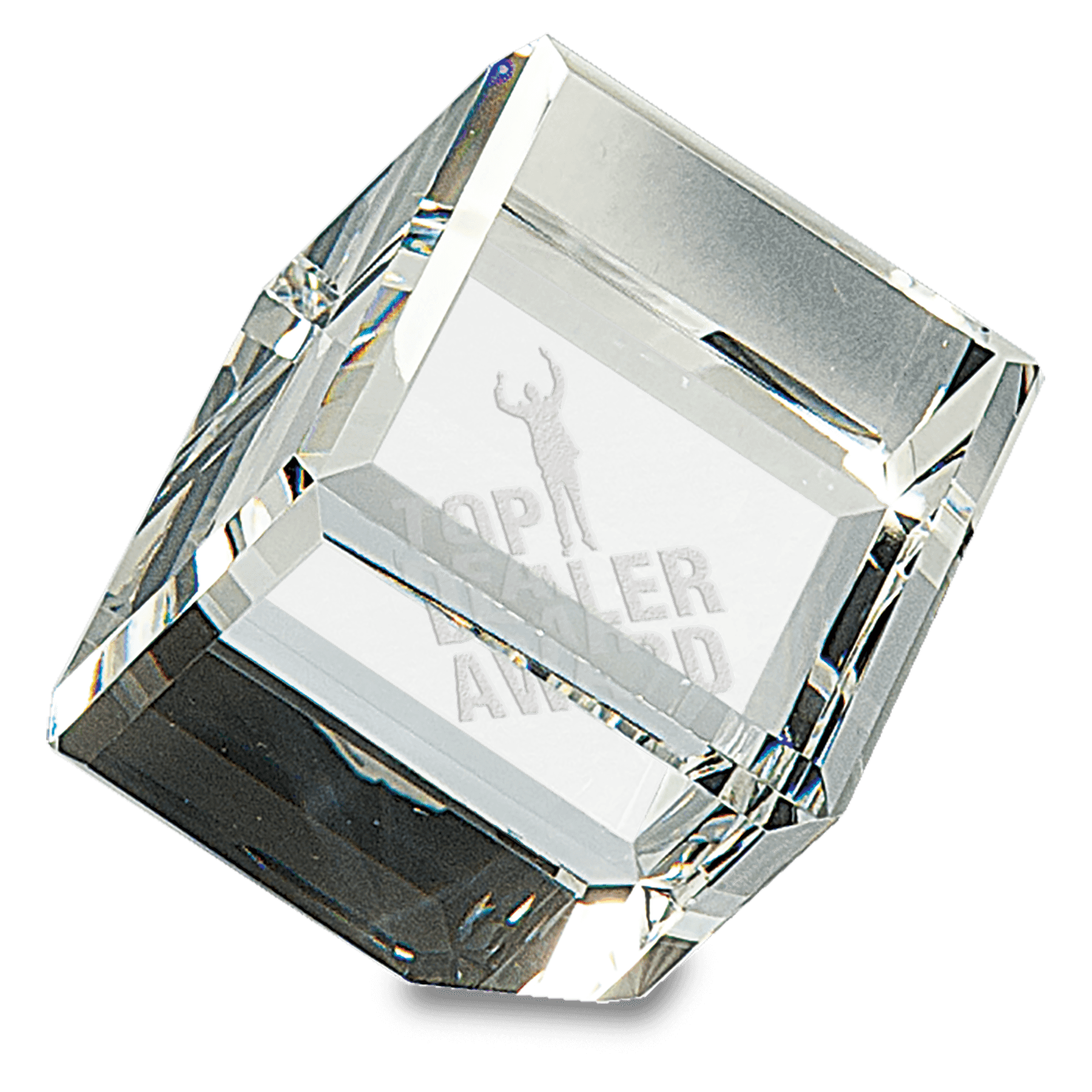 2 1/2" x 2 1/2" Crystal Cube