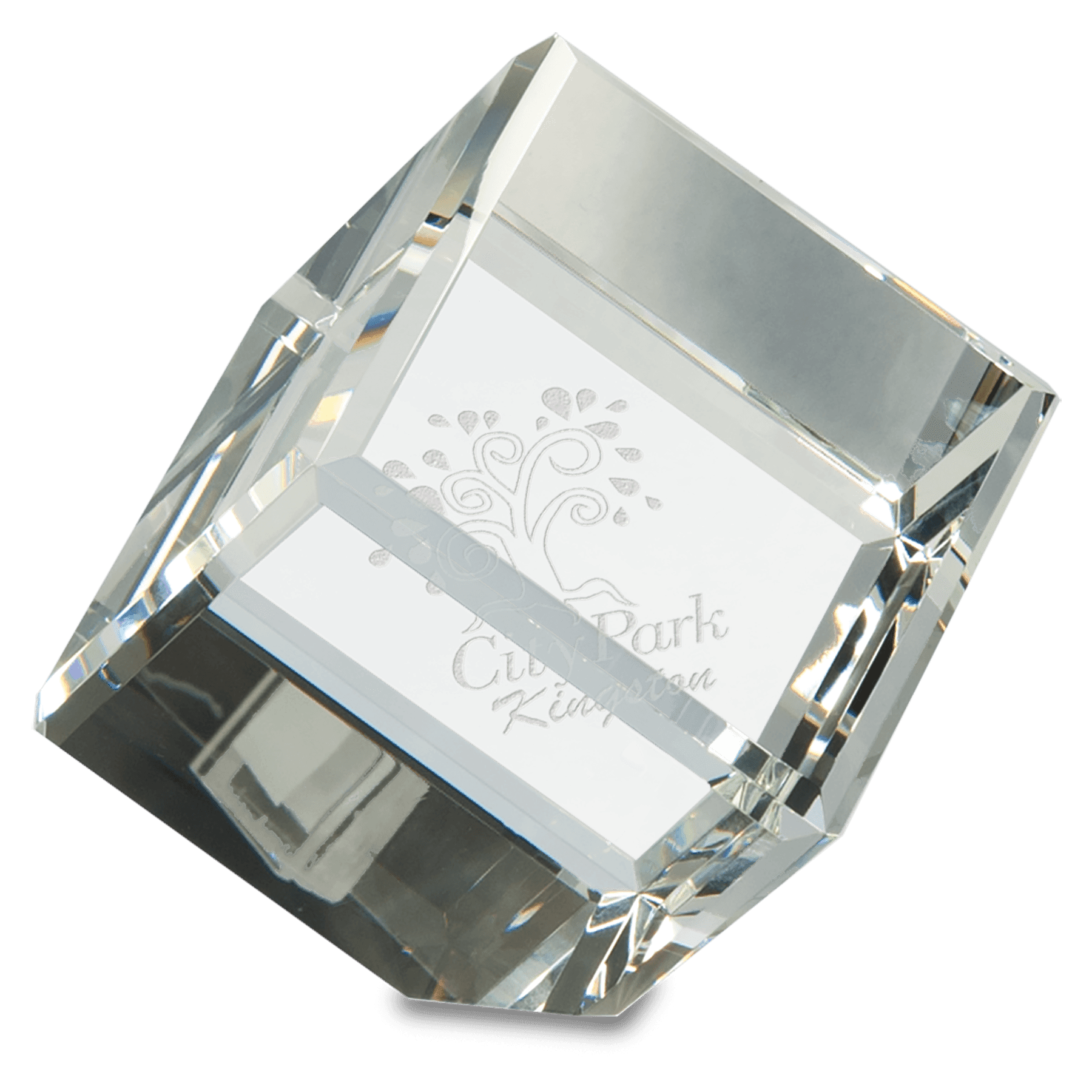 3" x 3" Crystal Cube