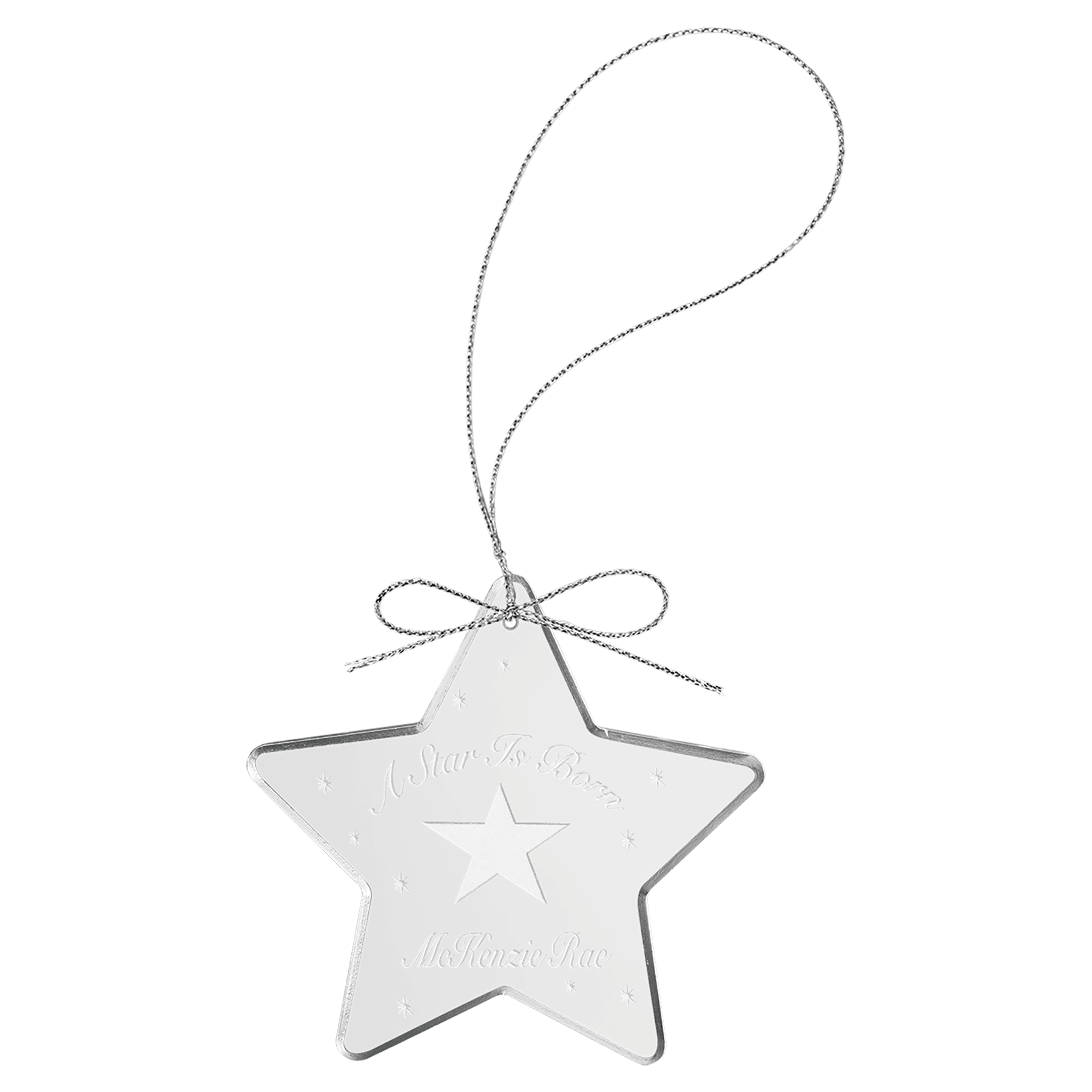 Crystal Star Ornament