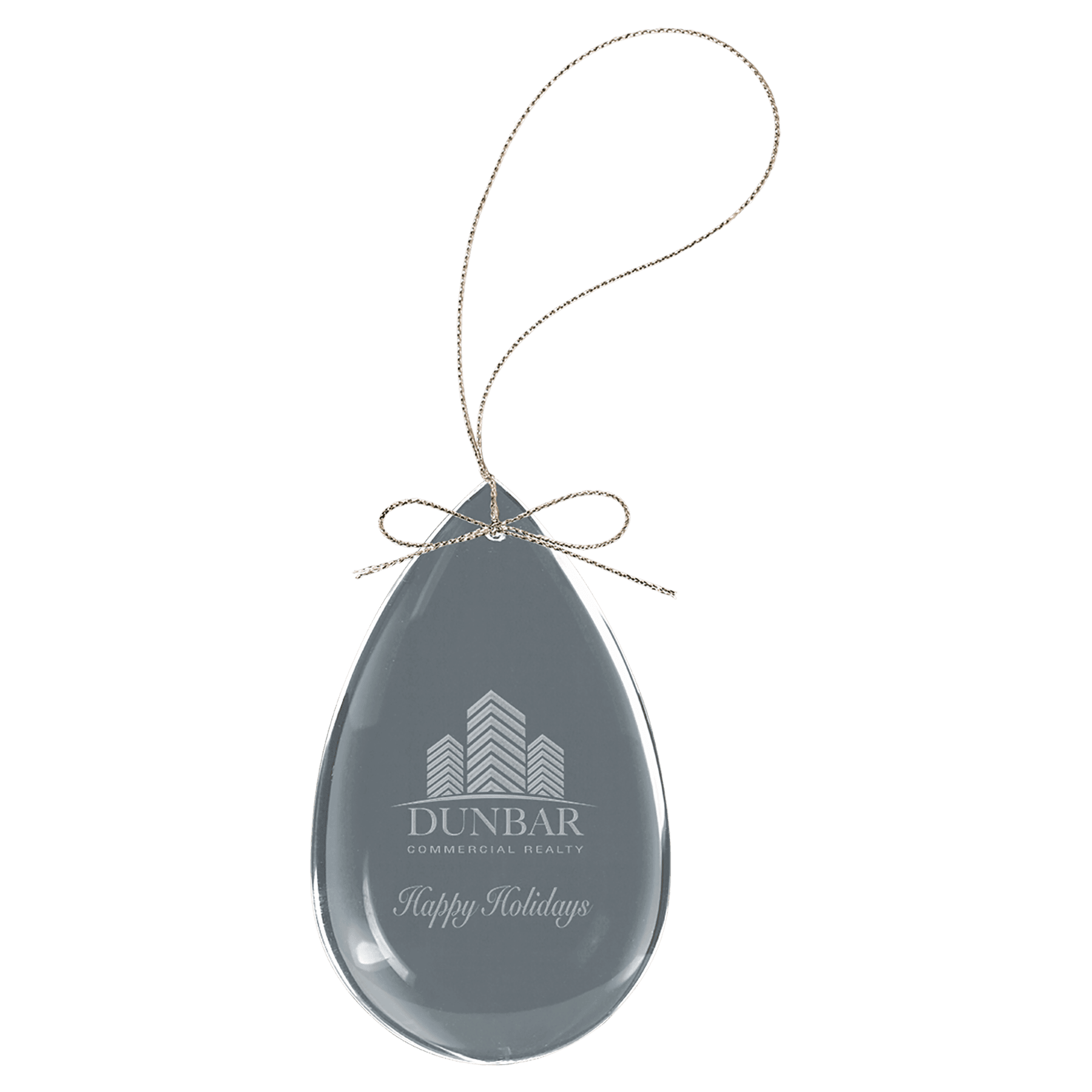 Crystal Teardrop Ornament