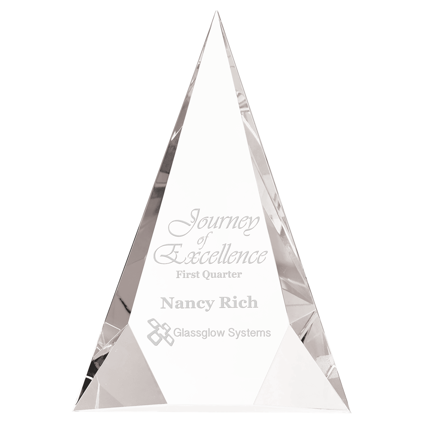 Large Crystal Facet Triangle