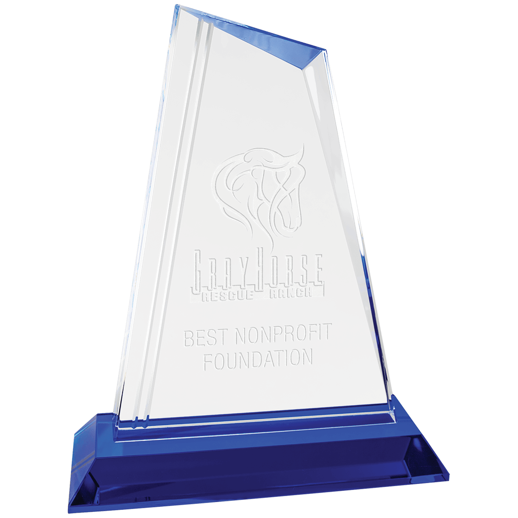 Small Crystal Peak with Blue Base