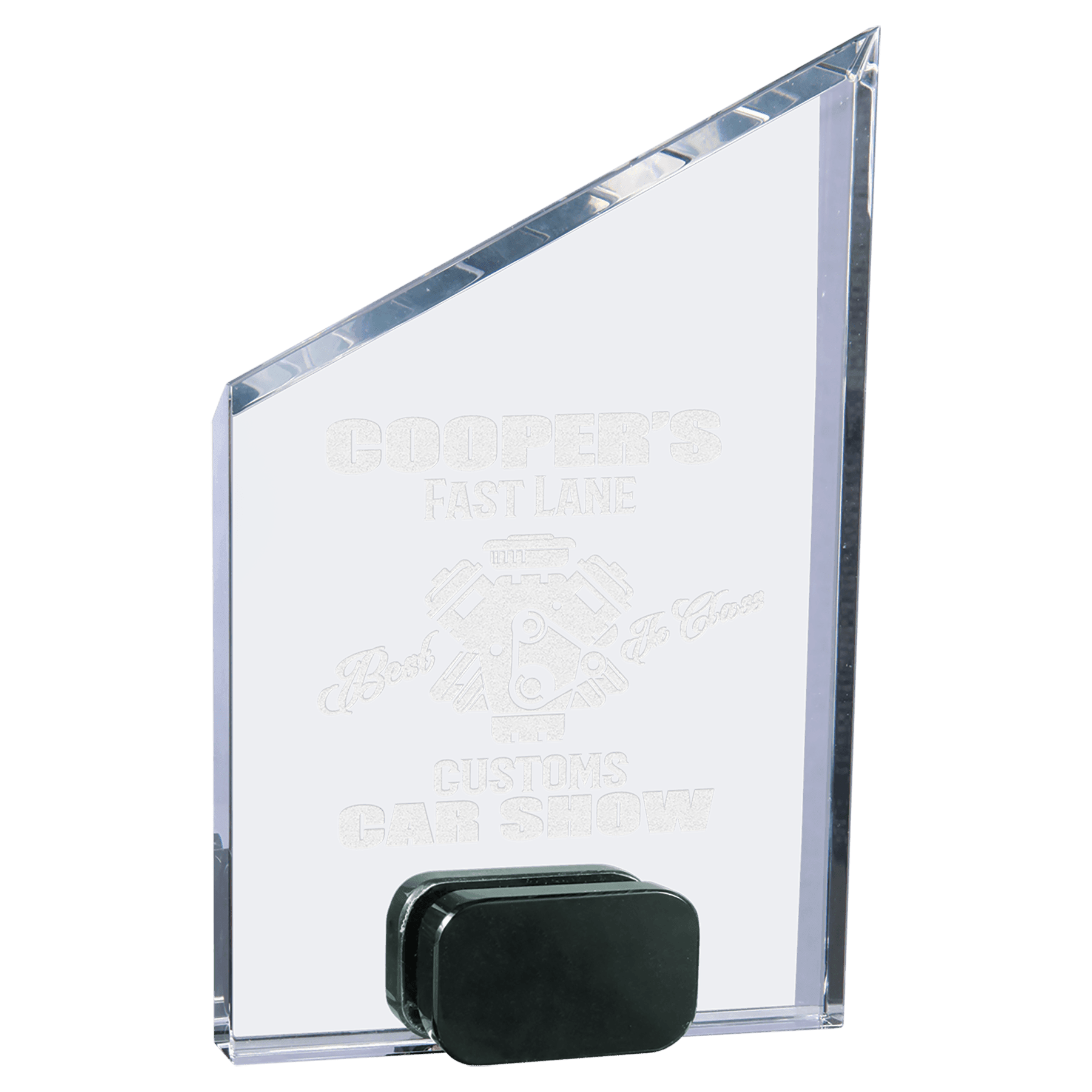 Small Crystal Peak with Black Crystal Base