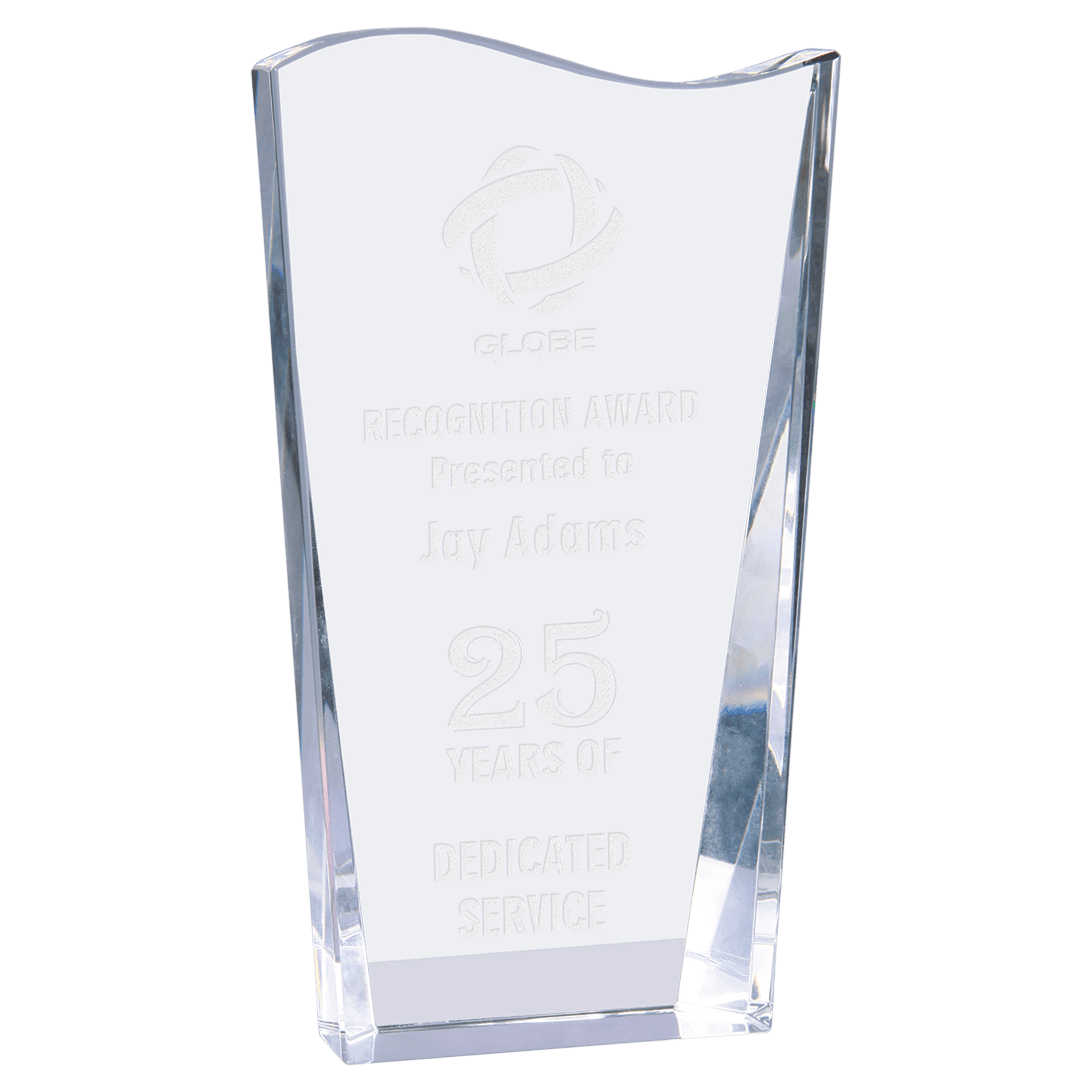 Medium Crystal Facet Wave