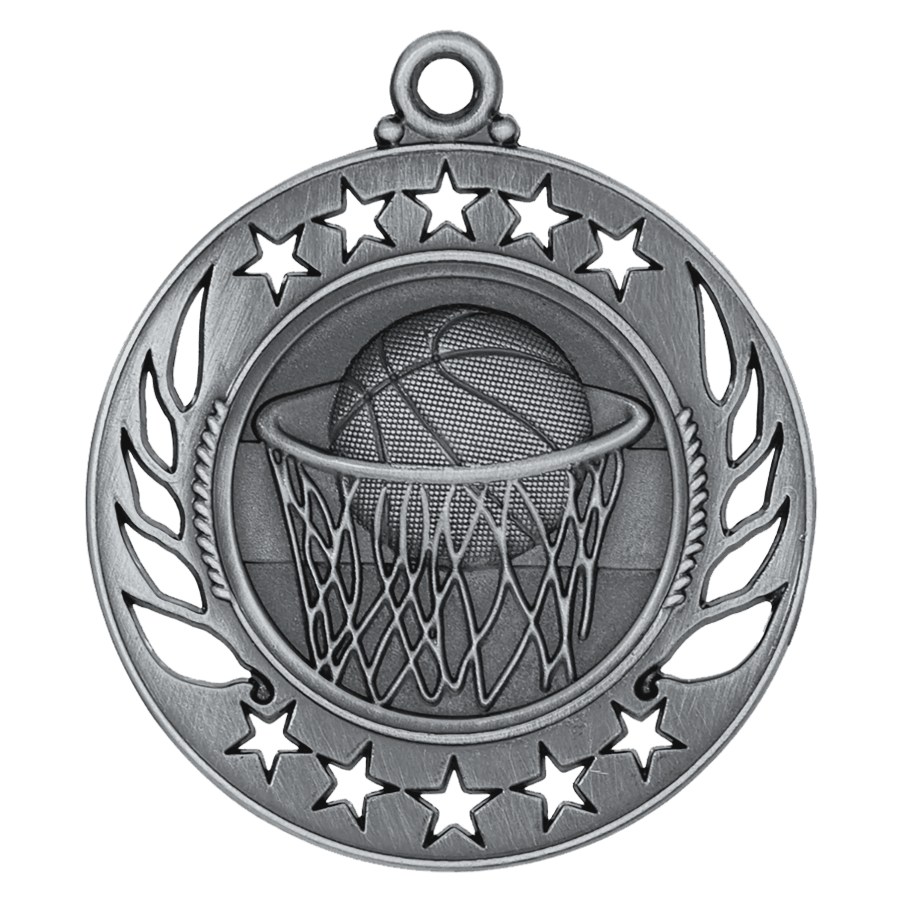 Basketball Galaxy Medal-Silver