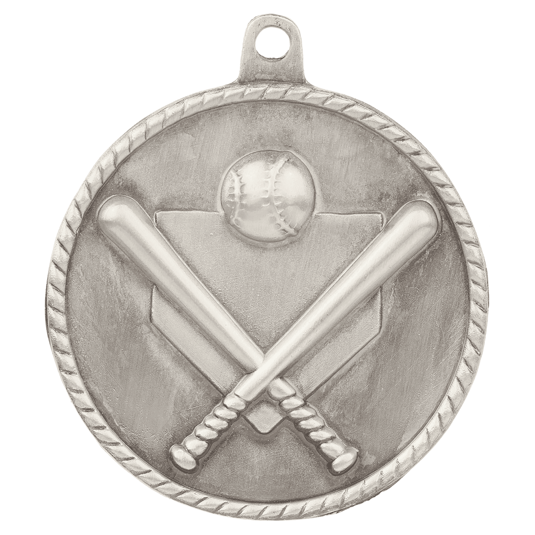 Baseball/Softball High Relief Medal-Silver