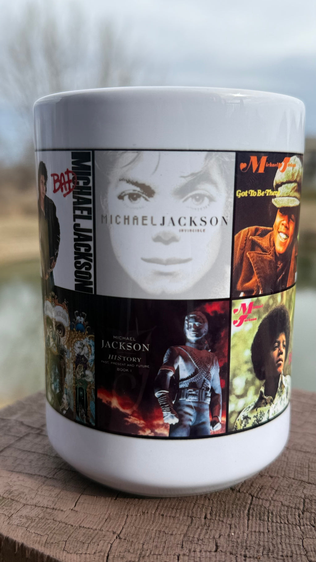 Michael Jackson Full Album Cover Mug