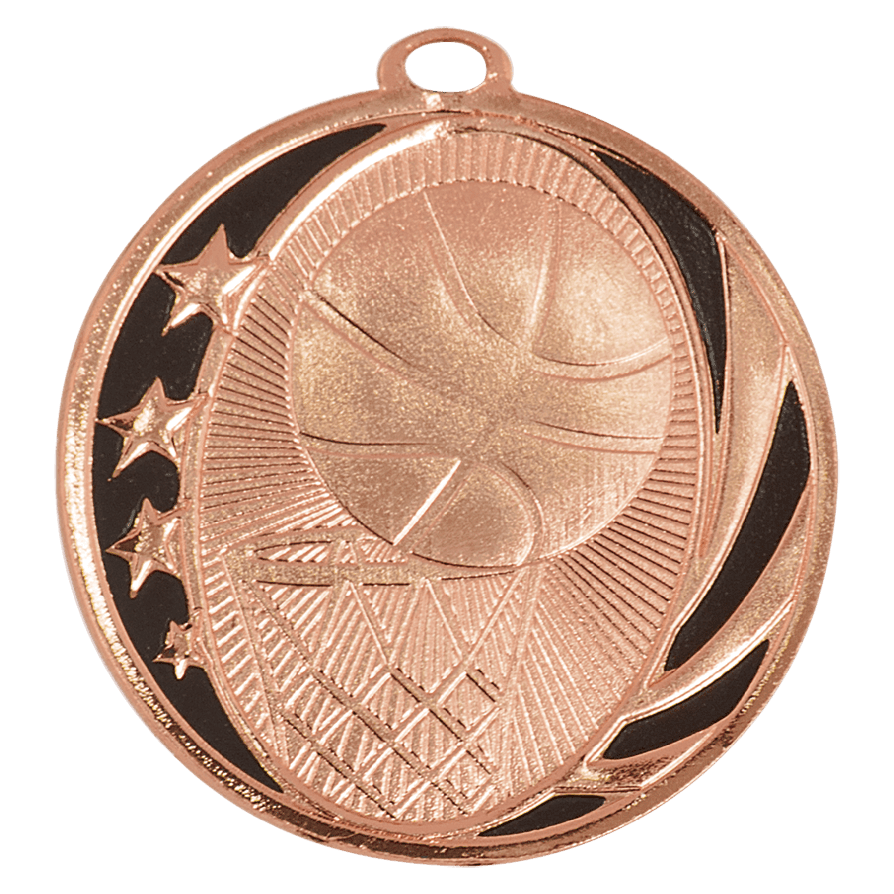 Basketball MidNite Star Medal-Bronze