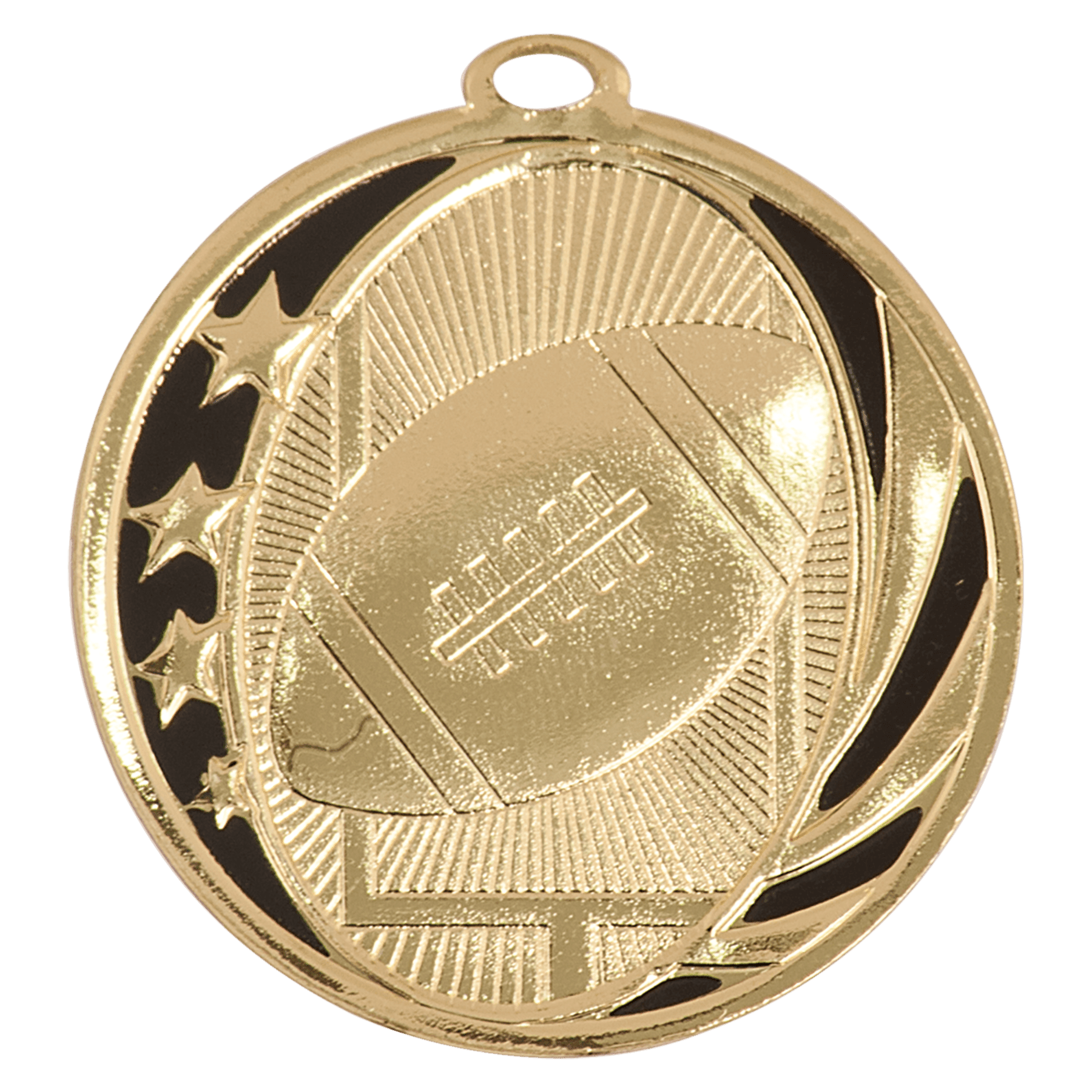 Football MidNite Star Medal-Gold