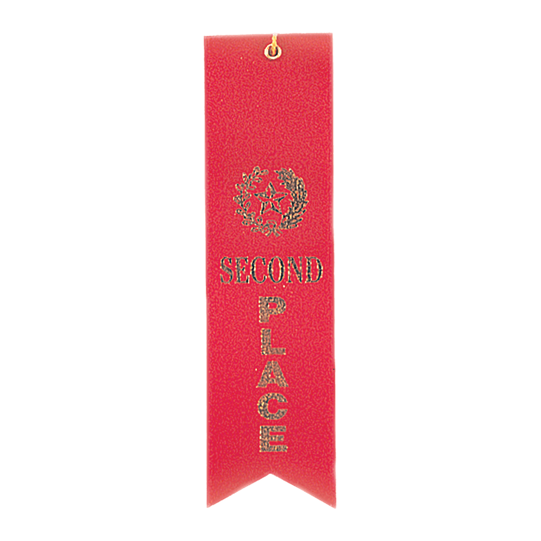 2nd Place Carded Ribbon with String