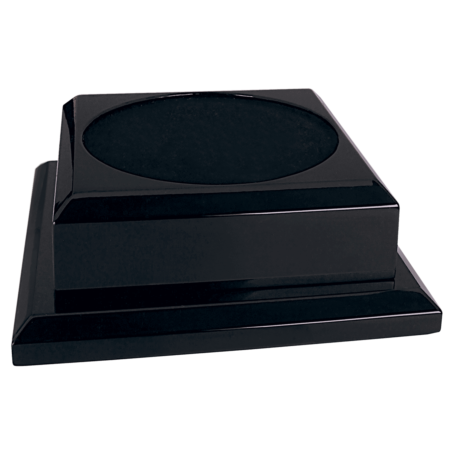 Black Piano Finish Pedistal Base