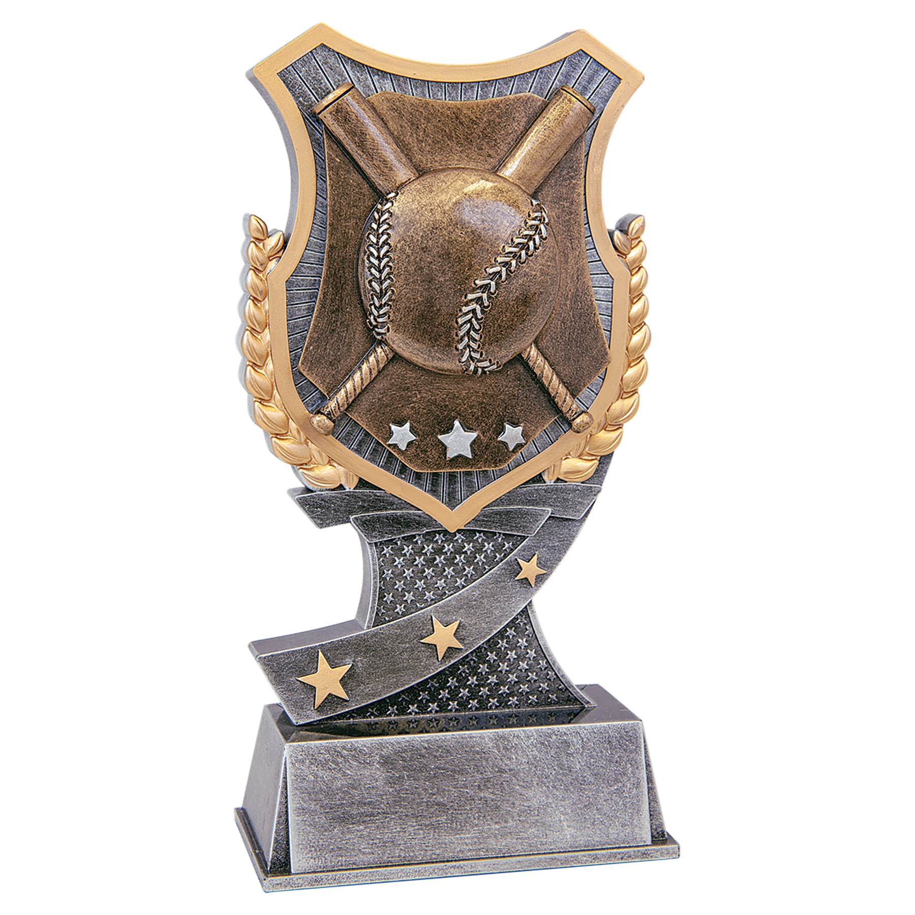 Baseball/Softball Shield Award-7"