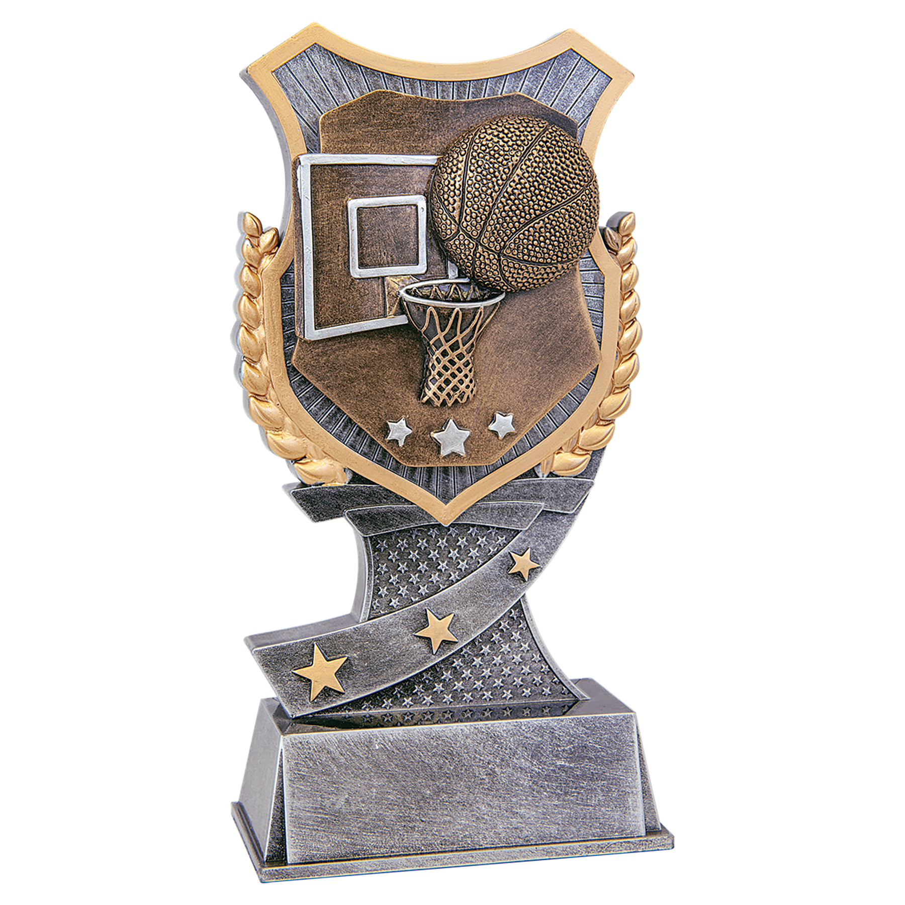 Basketball Shield Award-7"
