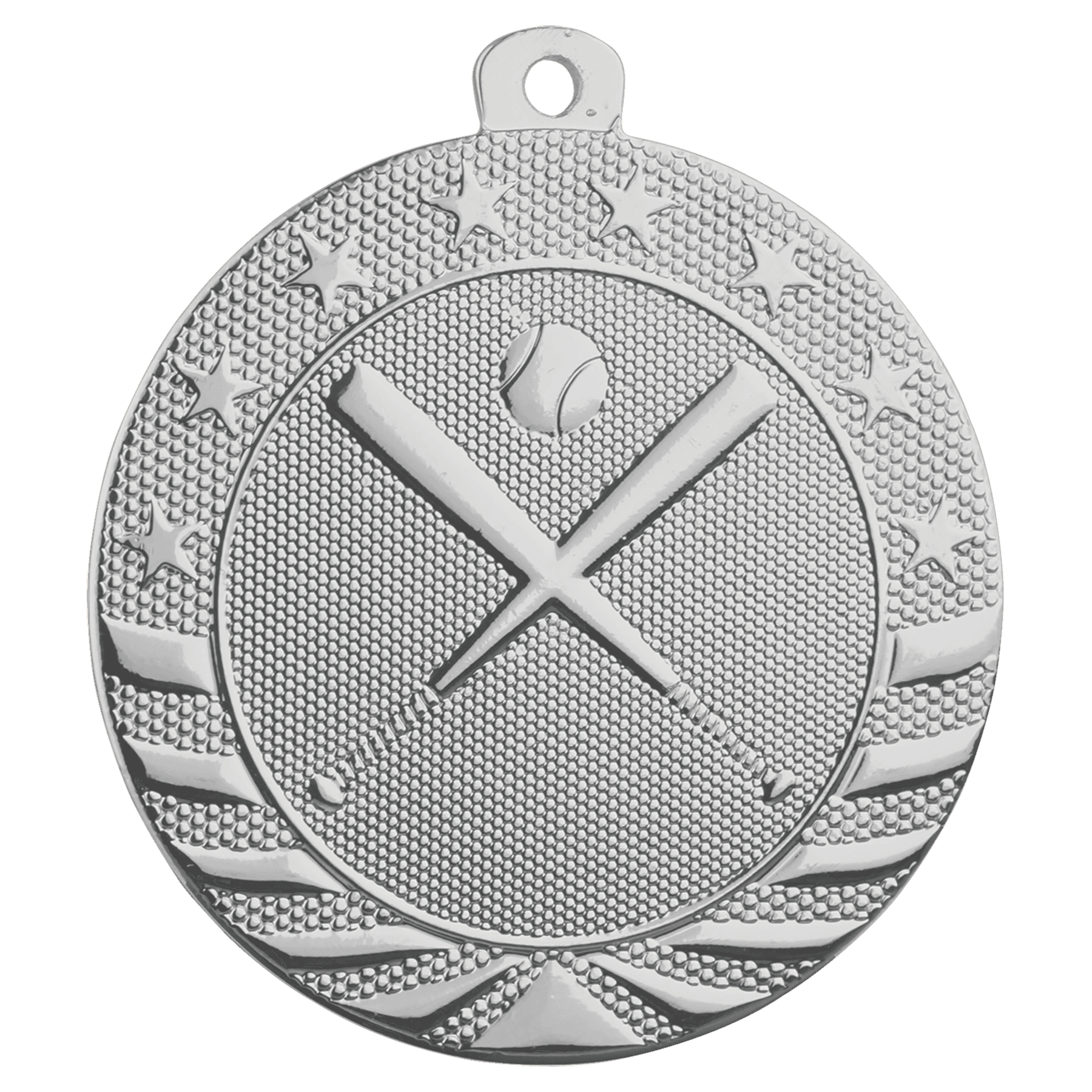 Baseball/Softball Starbrite Medal-Silver