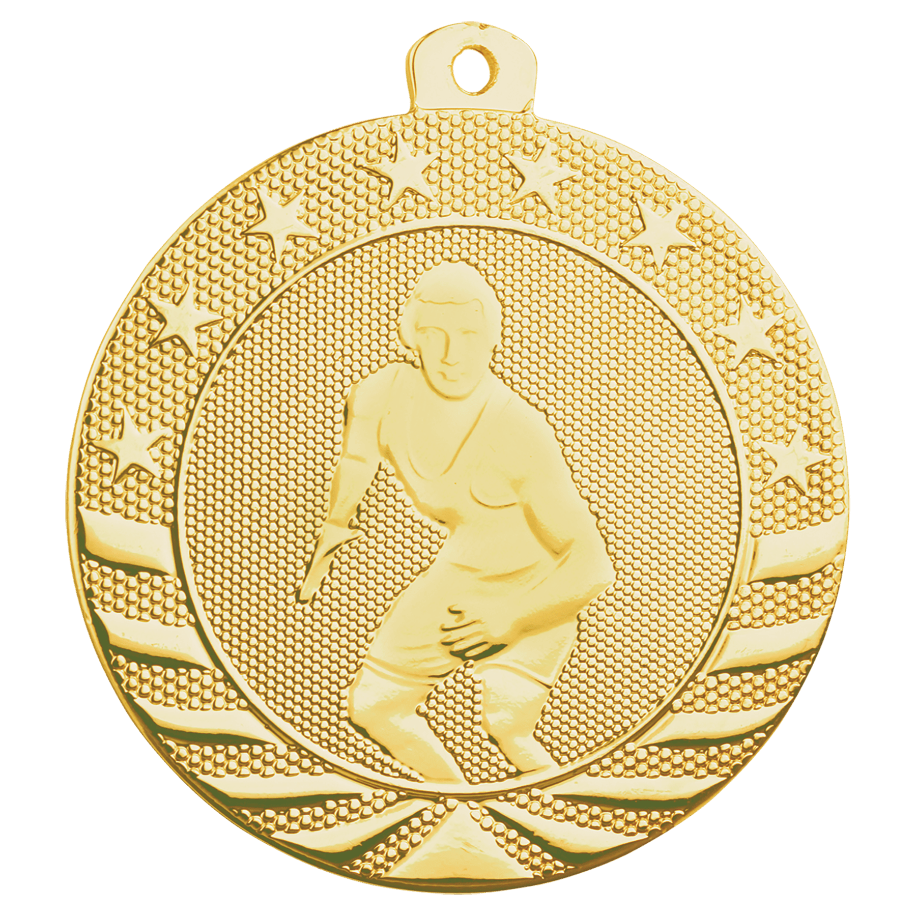 Male Wrestling Starbrite Medal-Gold
