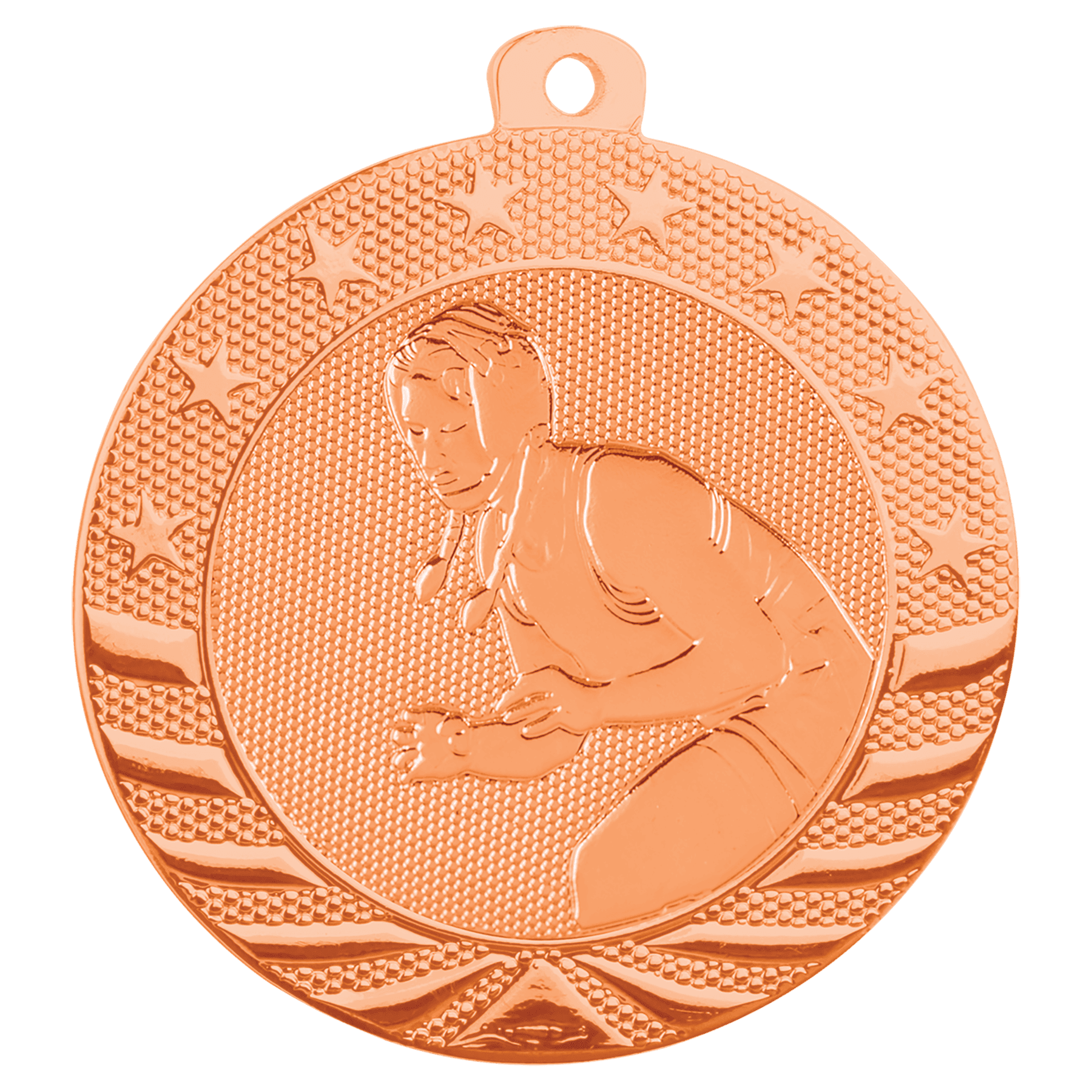 Female Wrestling Starbrite Medal-Bronze