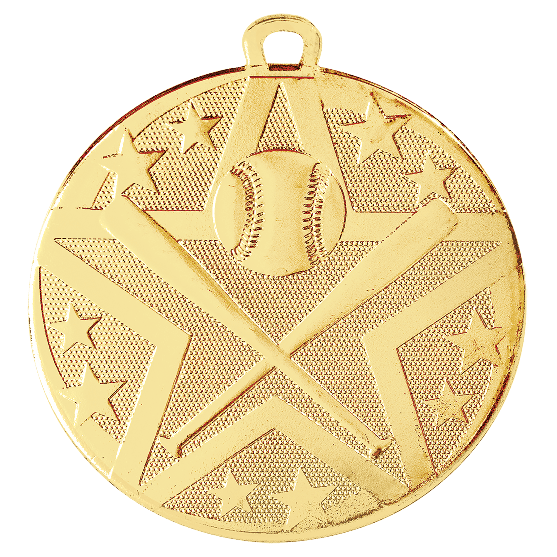 Baseball/Softball Superstar Medal-Gold