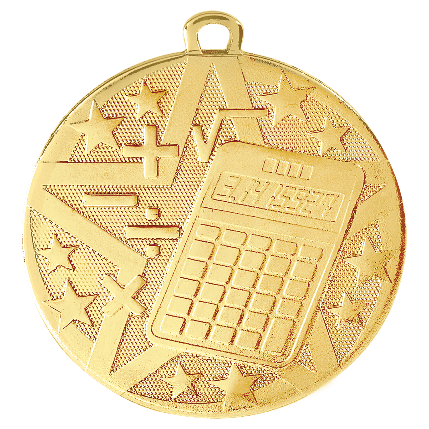 Math Superstar Medal-Gold