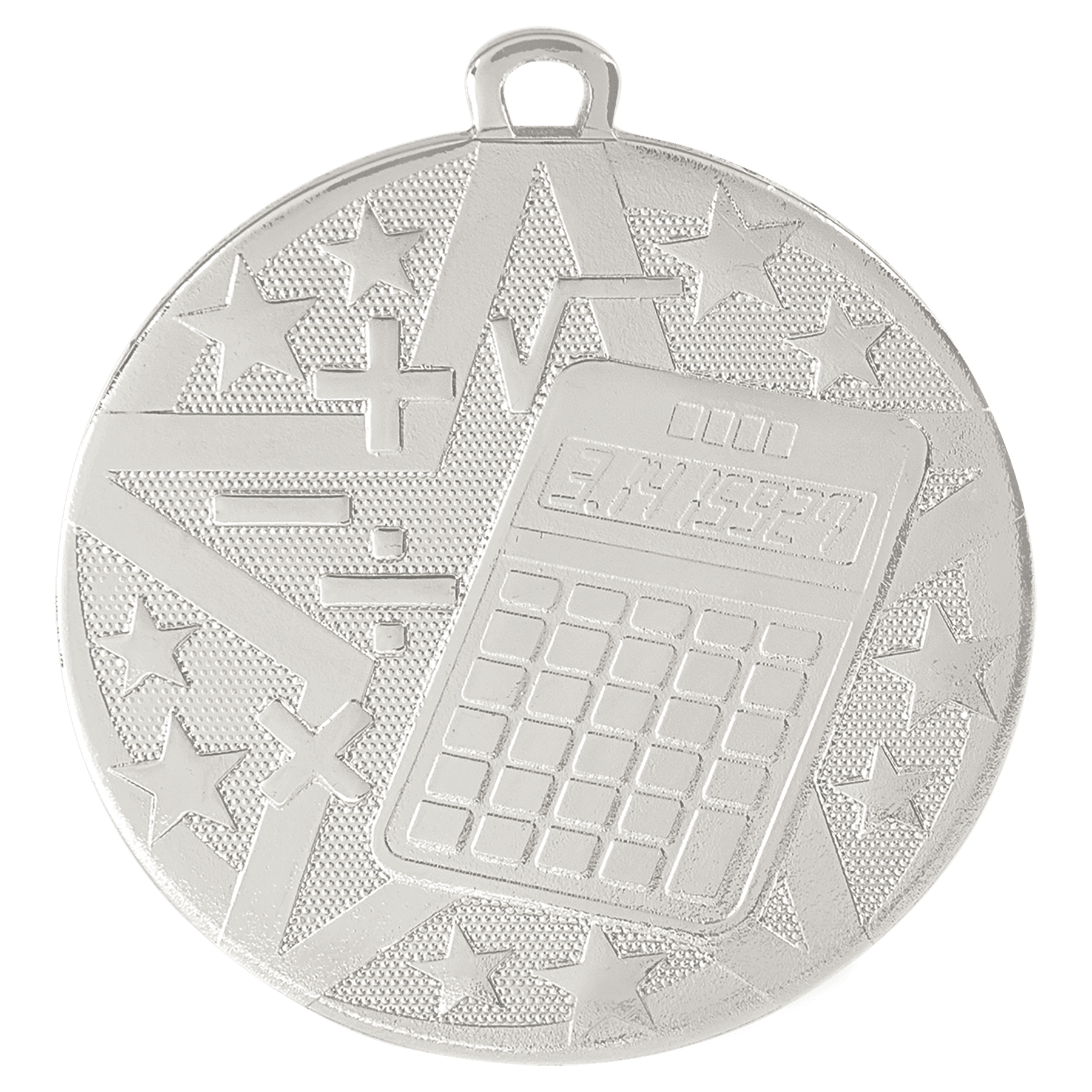Math Superstar Medal-Silver