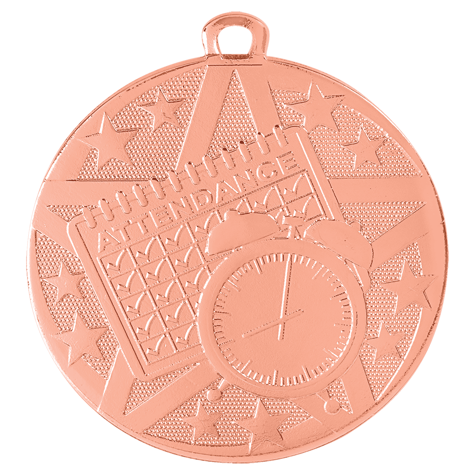 Perfect Attendance Superstar Medal-Bronze