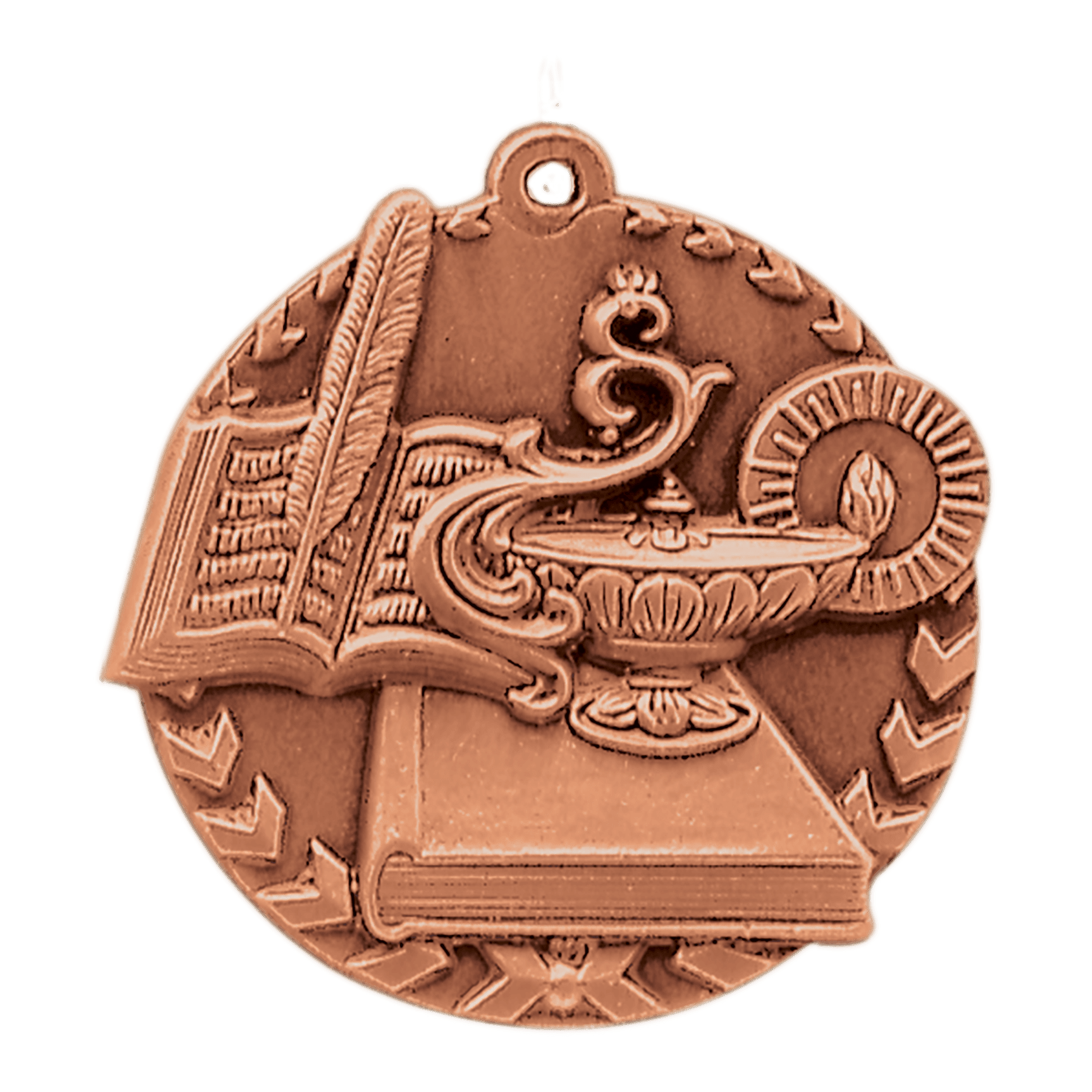 Lamp of Knowledge Millennium Medal-Bronze
