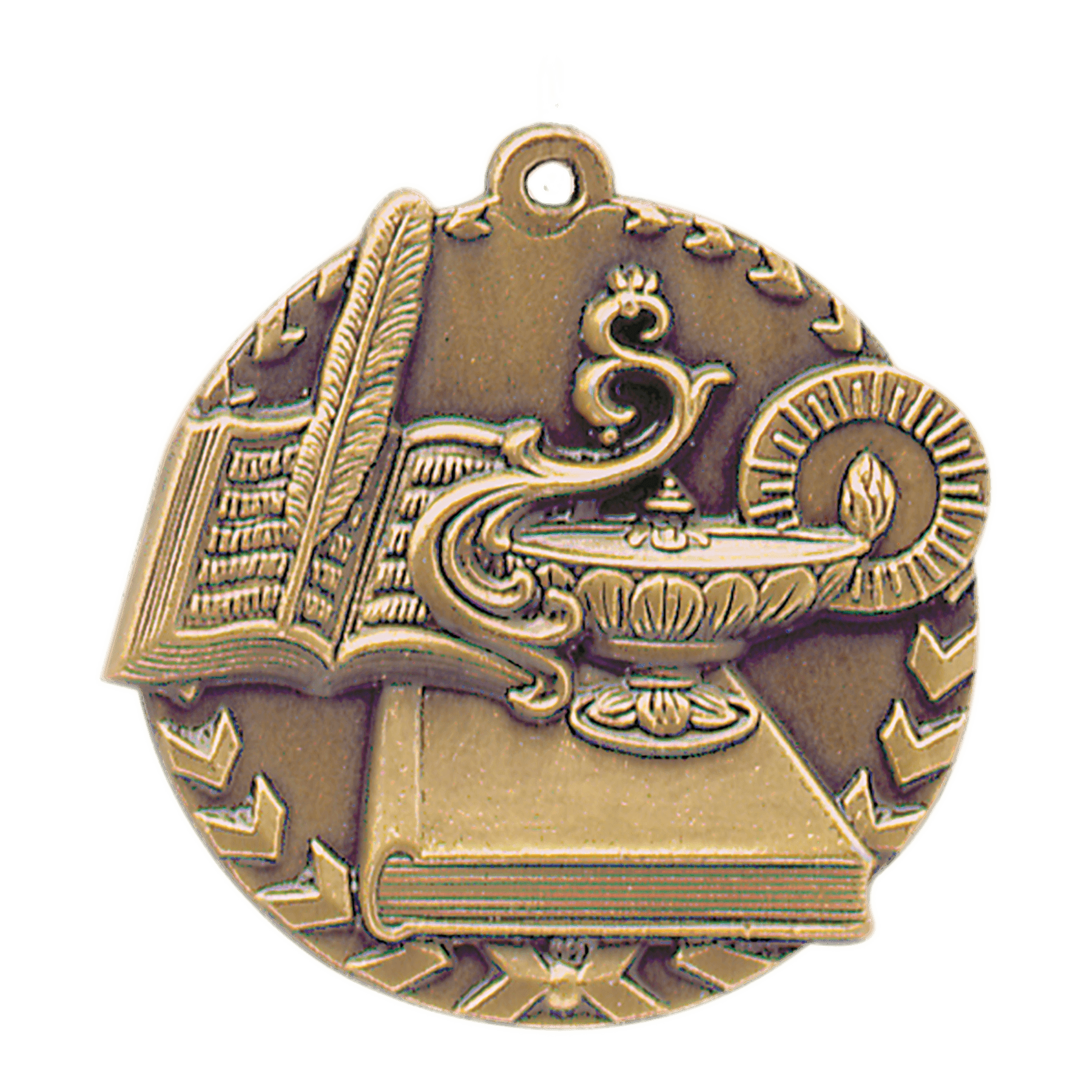Lamp of Knowledge Millennium Medal-Gold
