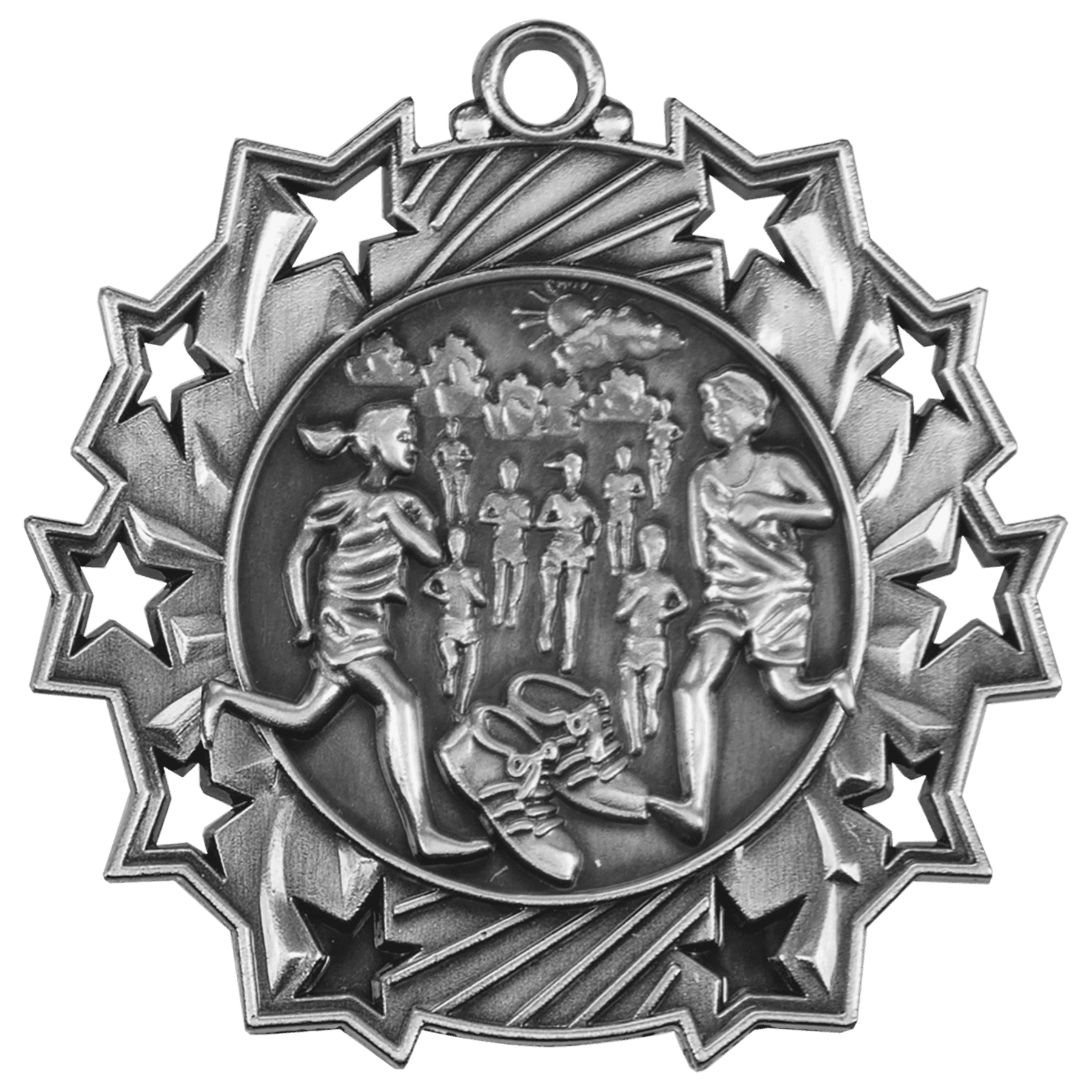 Cross Country Ten Star Medal-Silver