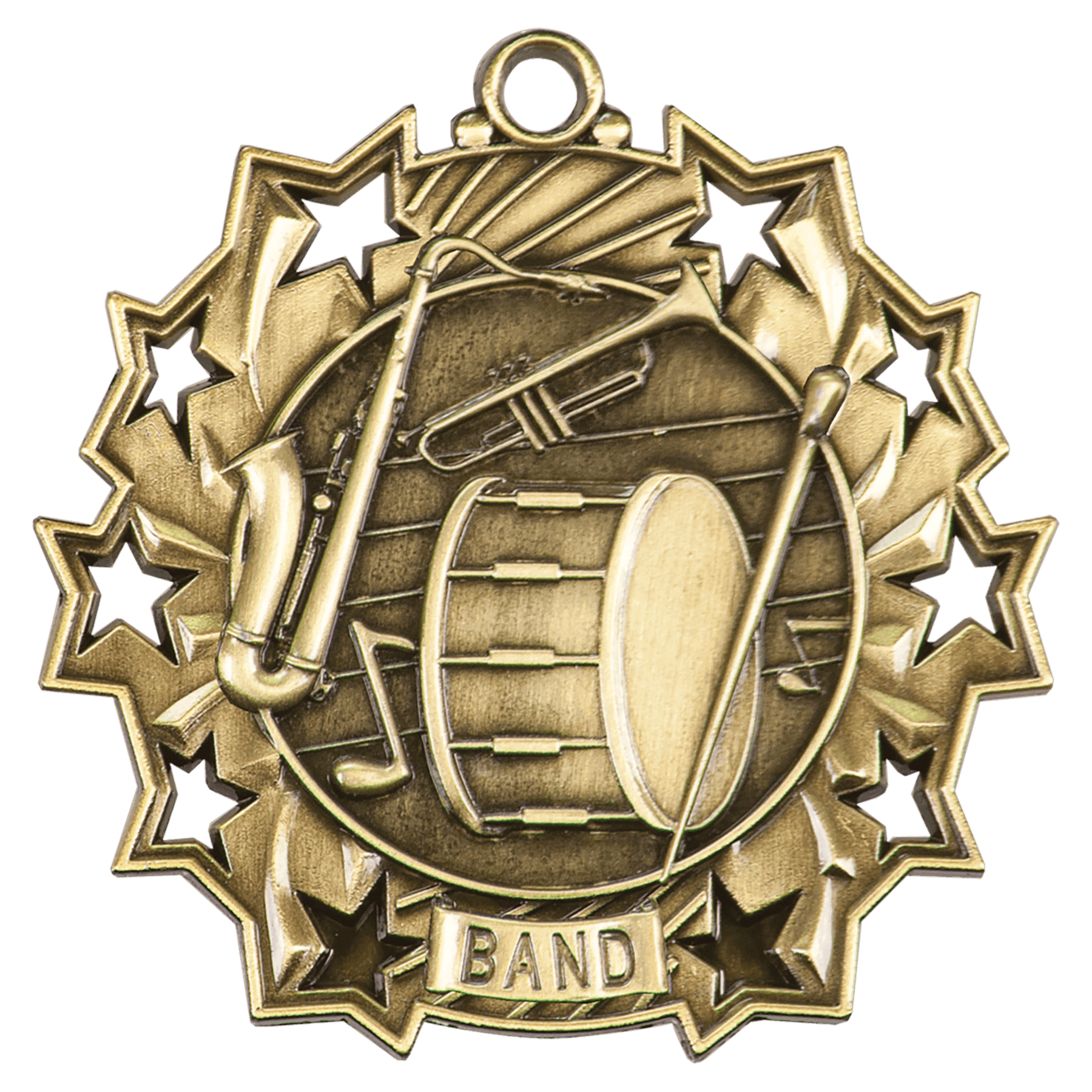 Band Ten Star Medal-Gold