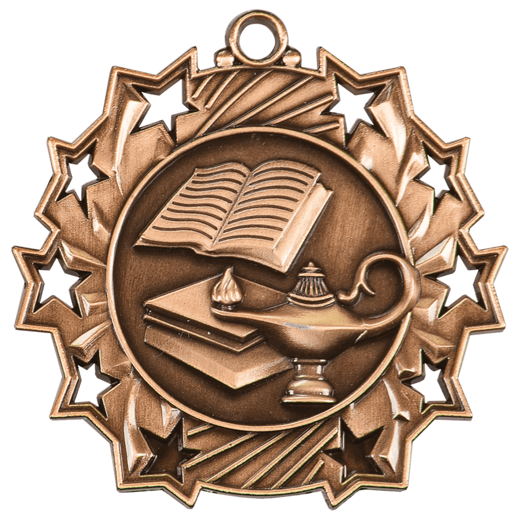 Lamp of Knowledge Ten Star Medal-Bronze