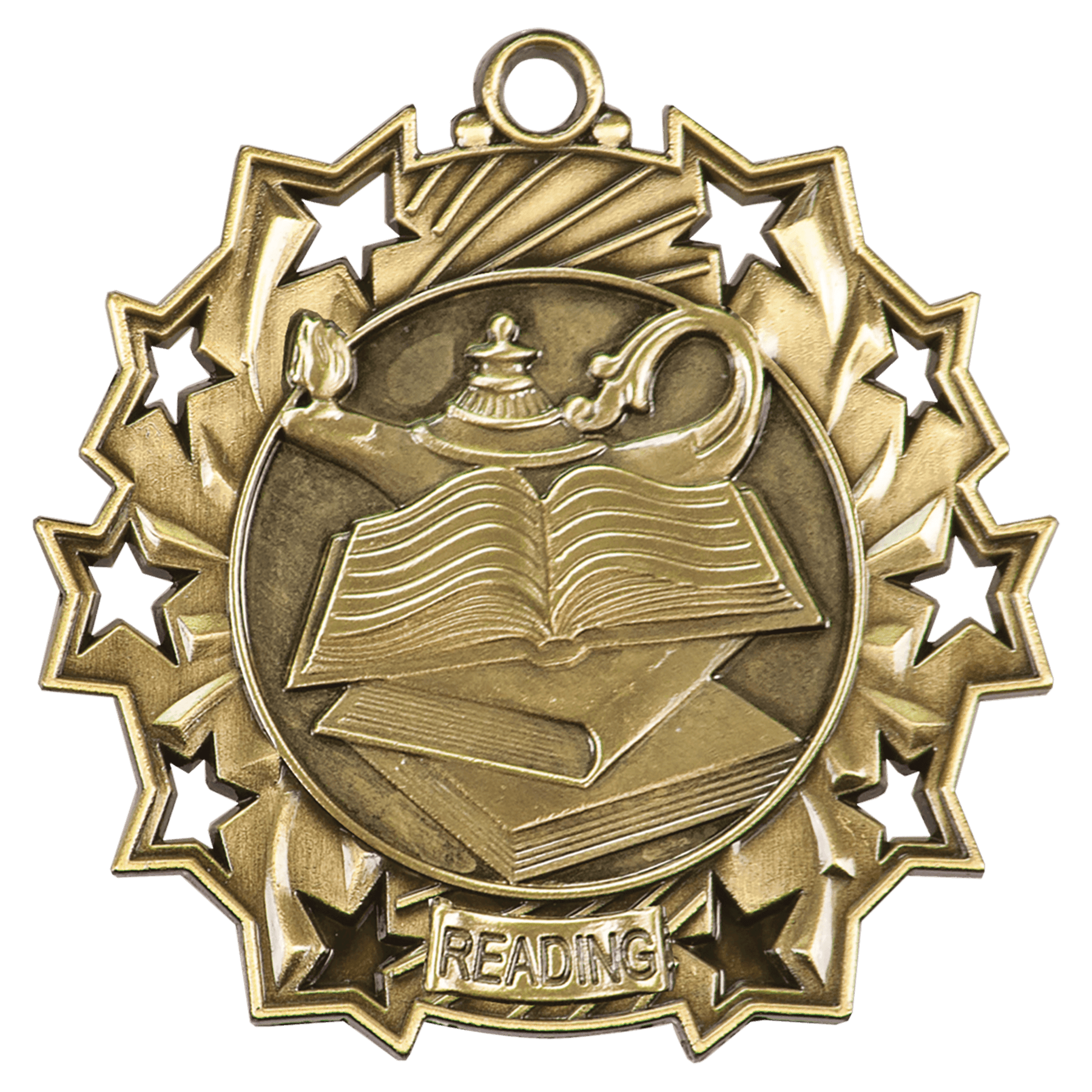 Reading Ten Star Medal-Gold